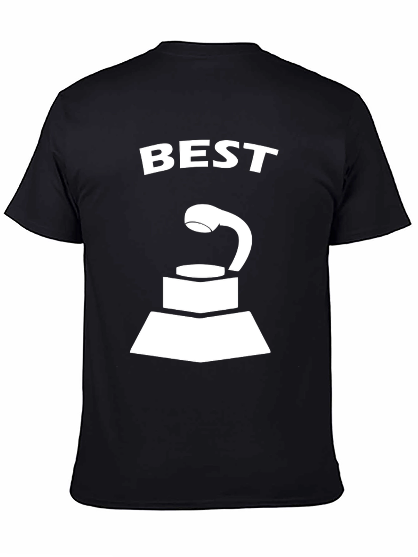 Best Award Trophy Graphic Black T-Shirt