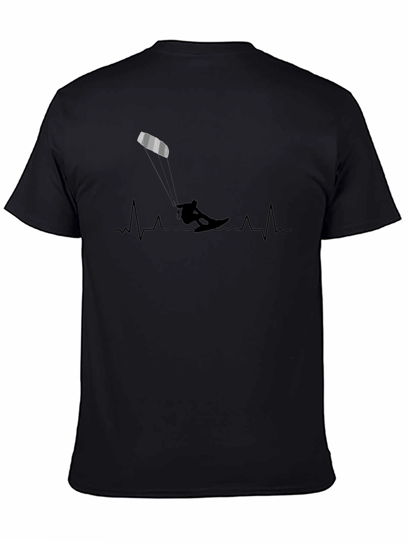 Kitesurfing Heartbeat T-Shirt - Passion on Display!