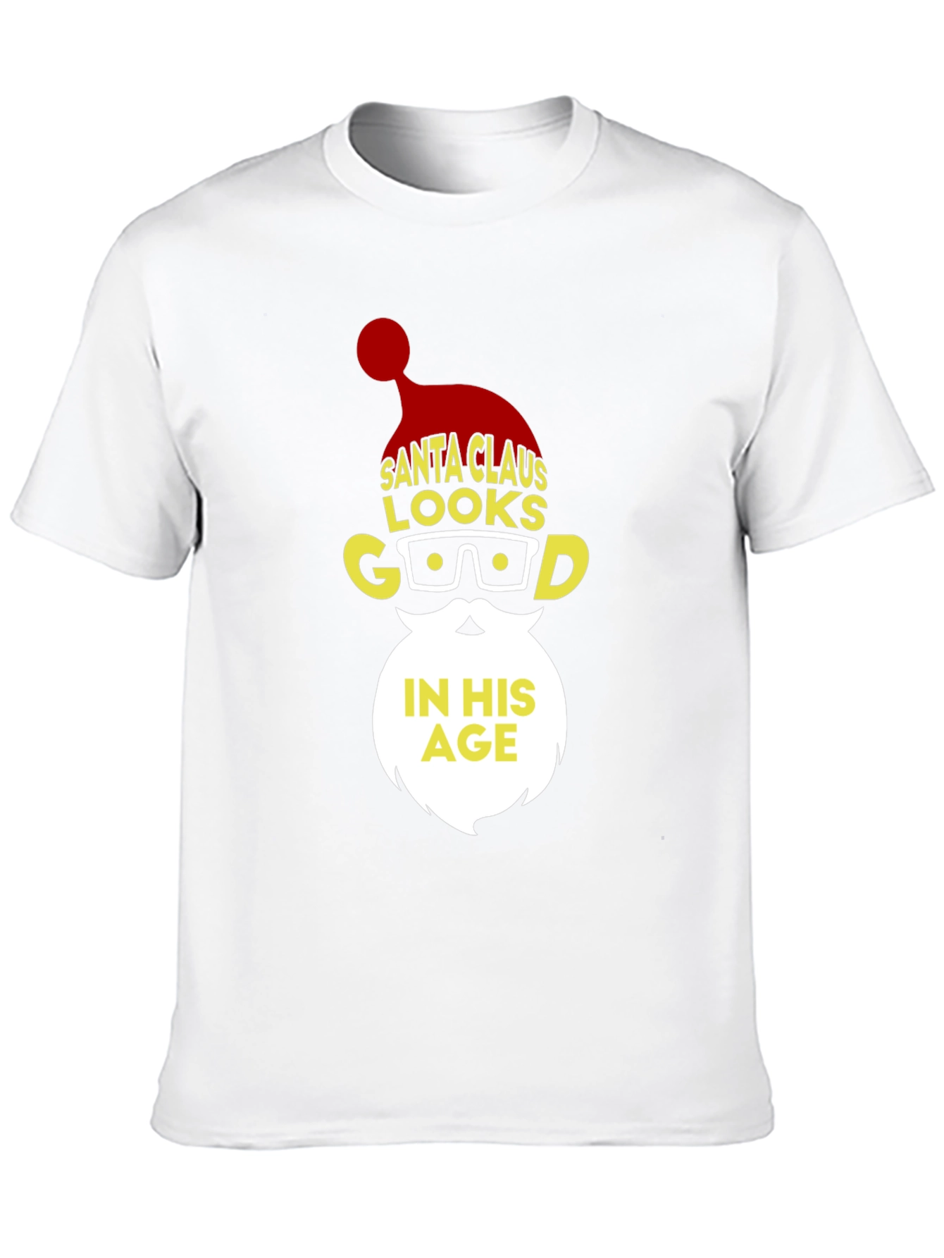 Santa Claus Looks Good In His Age T-Shirt