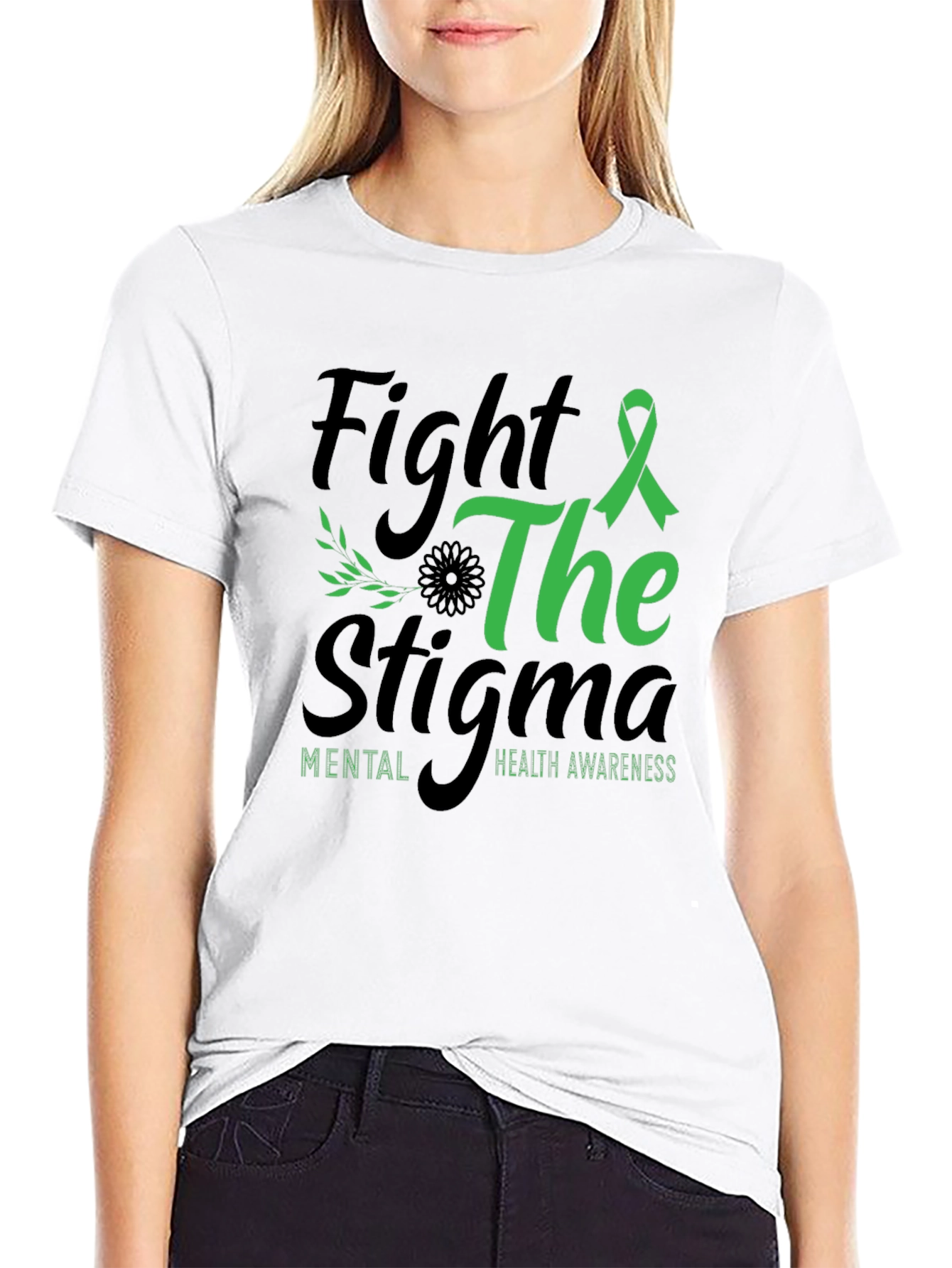 Fight the Stigma Mental Health Awareness T-Shirt