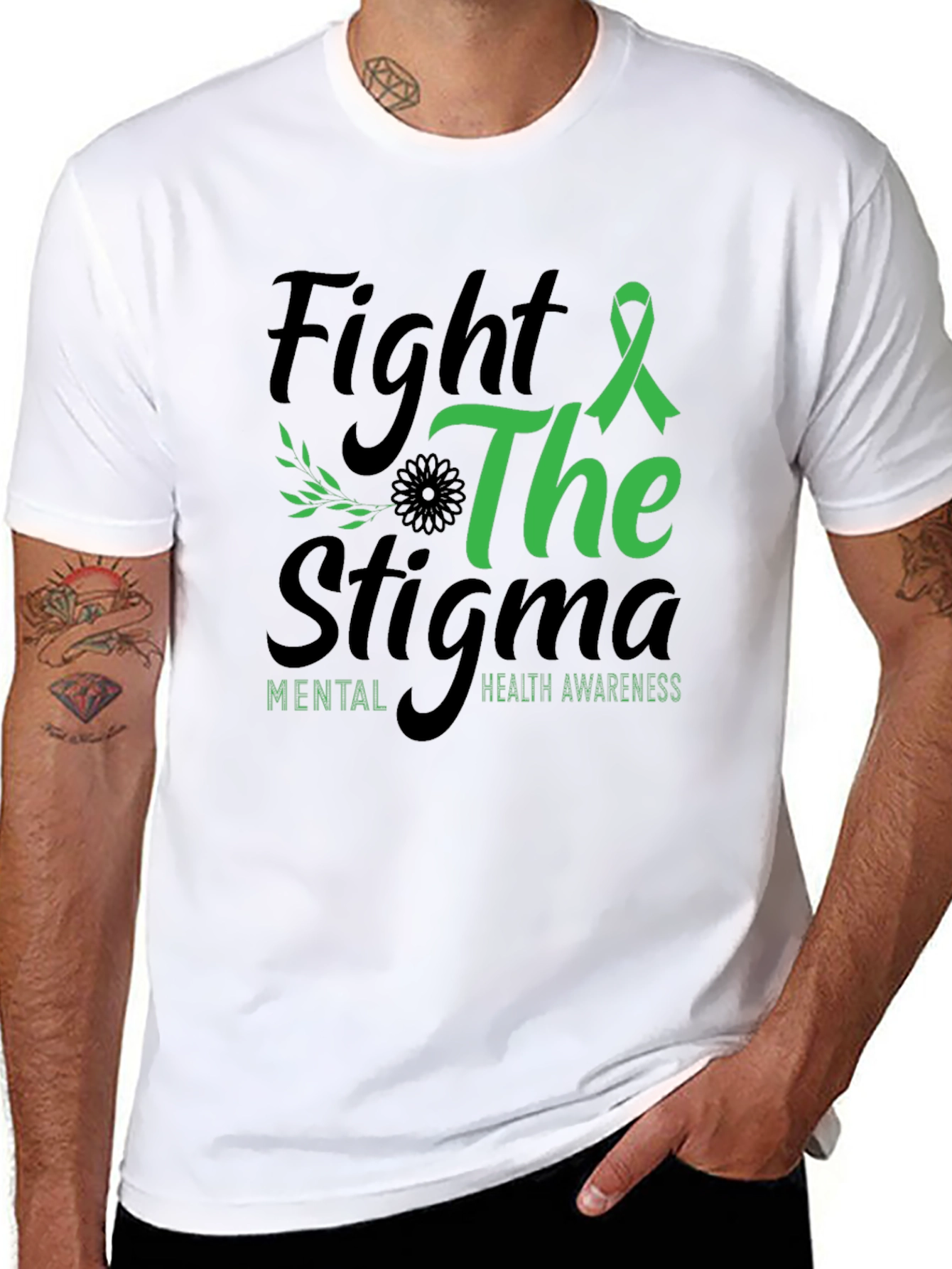 Fight the Stigma Mental Health Awareness T-Shirt
