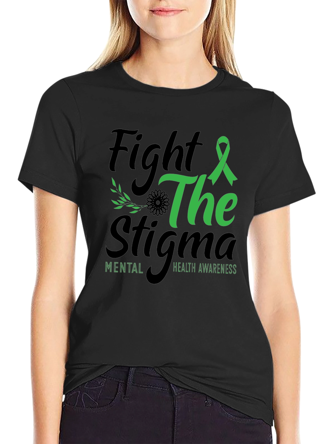 Fight the Stigma Mental Health Awareness T-Shirt