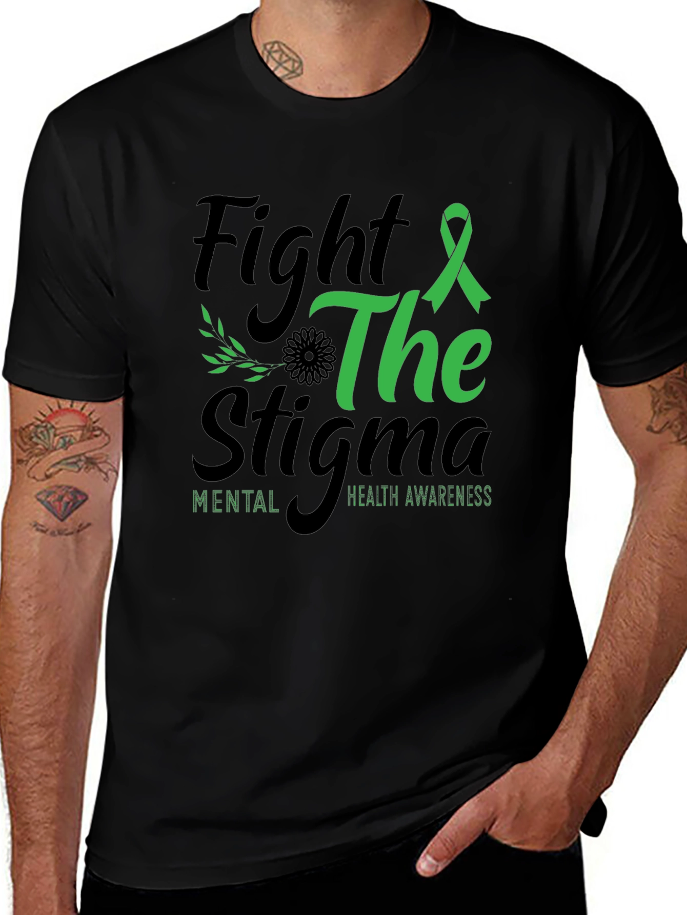 Fight the Stigma Mental Health Awareness T-Shirt