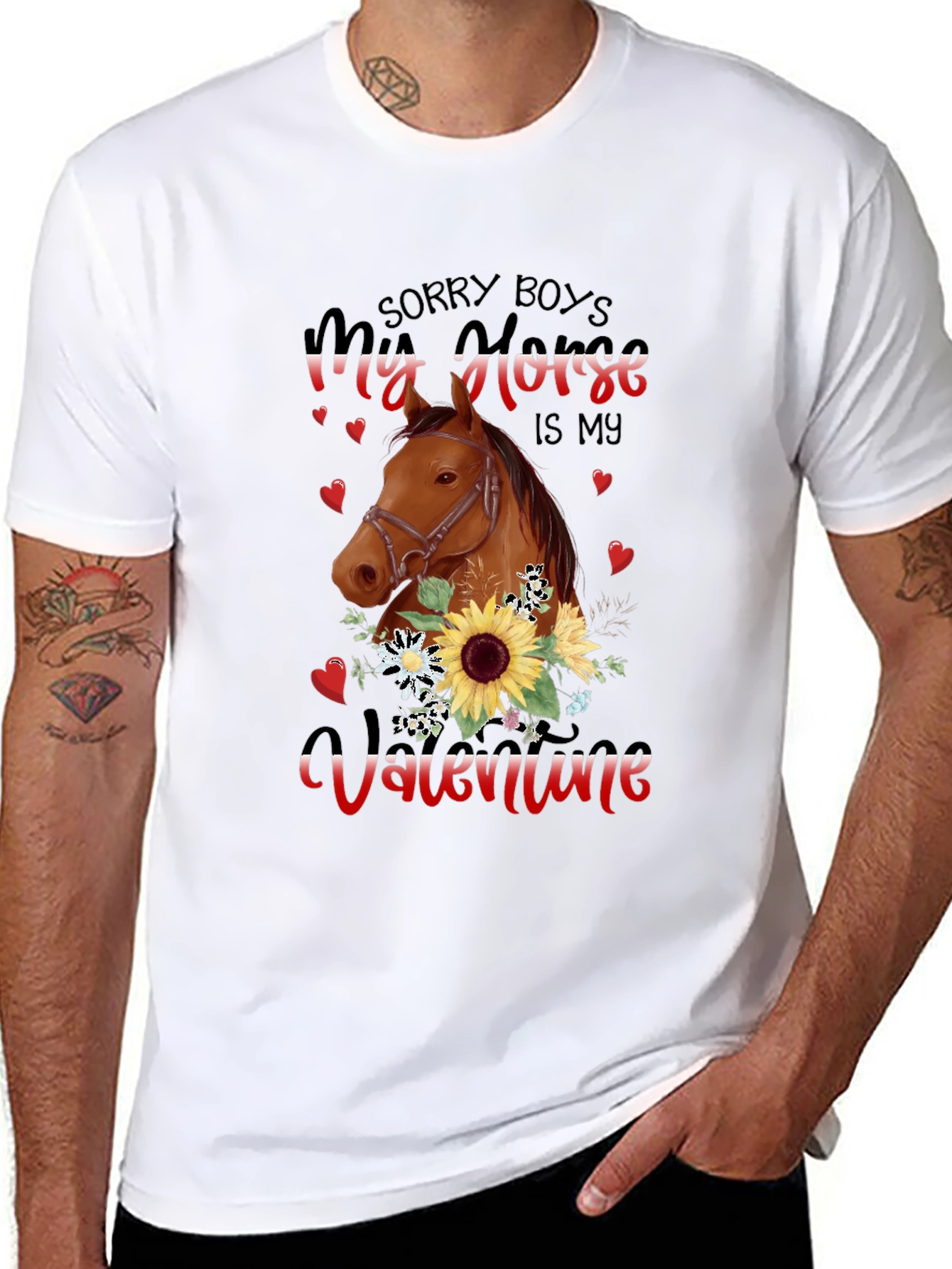 My Horse is My Valentine Graphic Tee