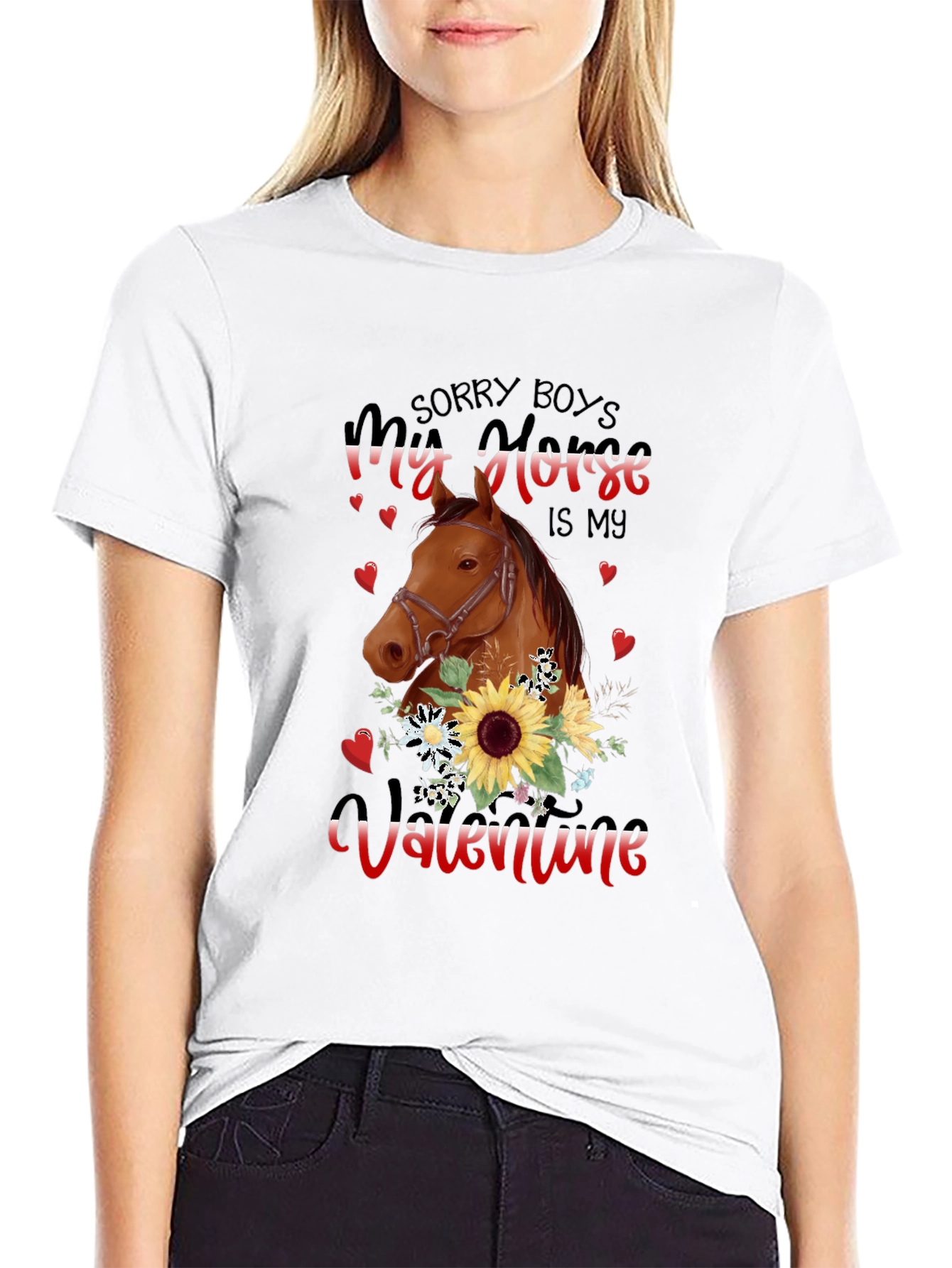 My Horse is My Valentine Graphic Tee