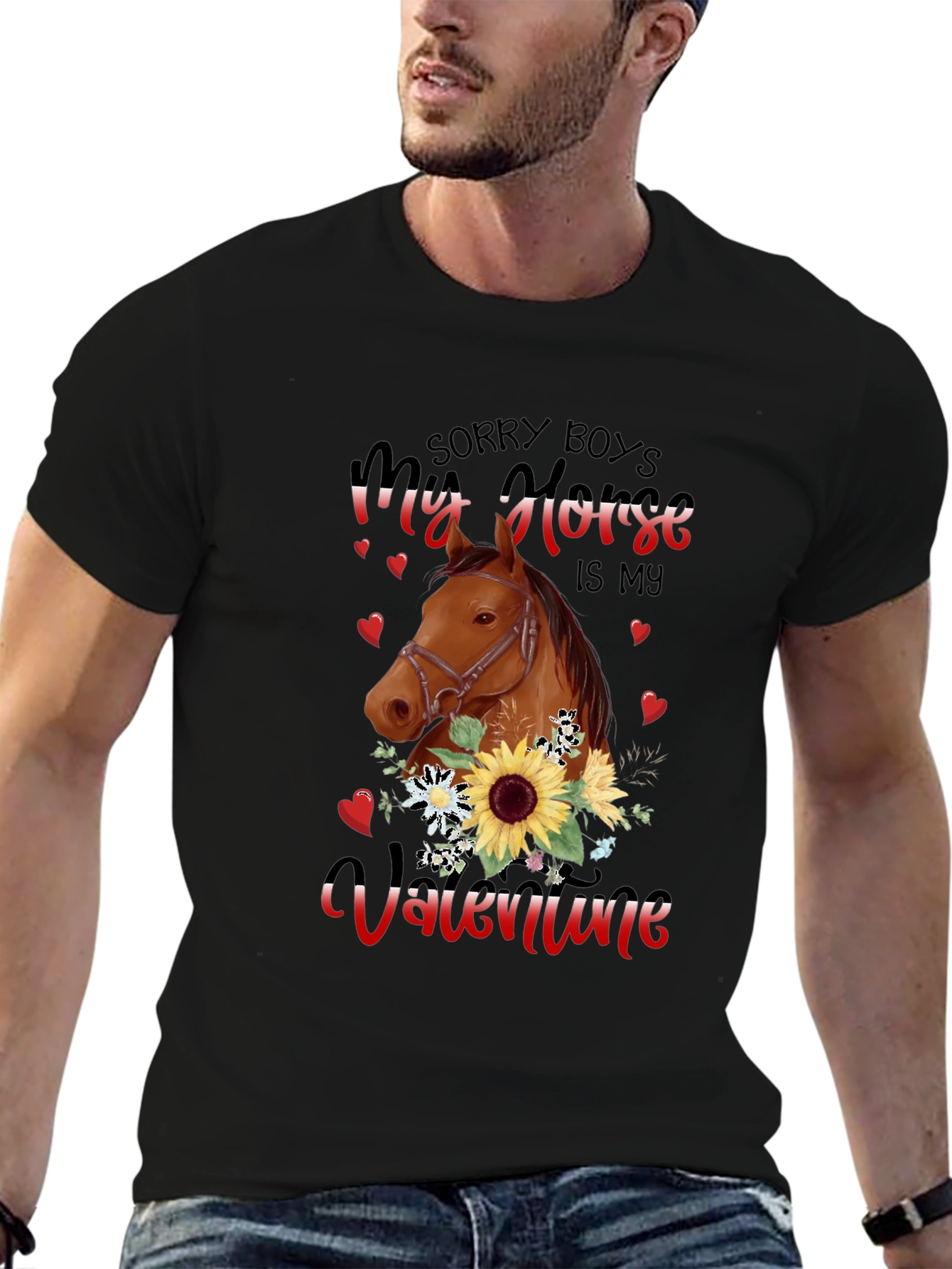 My Horse is My Valentine Graphic Tee