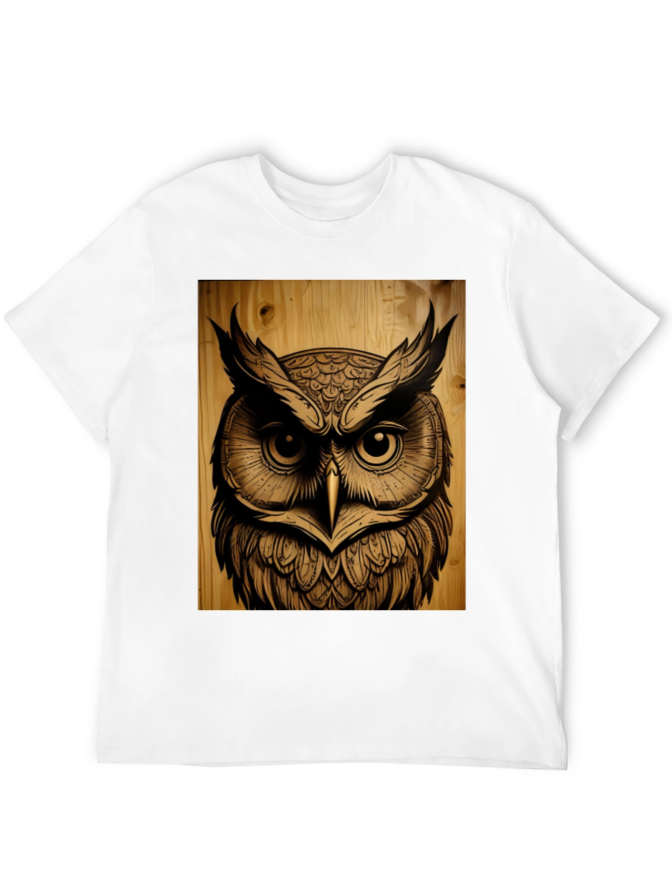 Owl Graphic Black T-Shirt