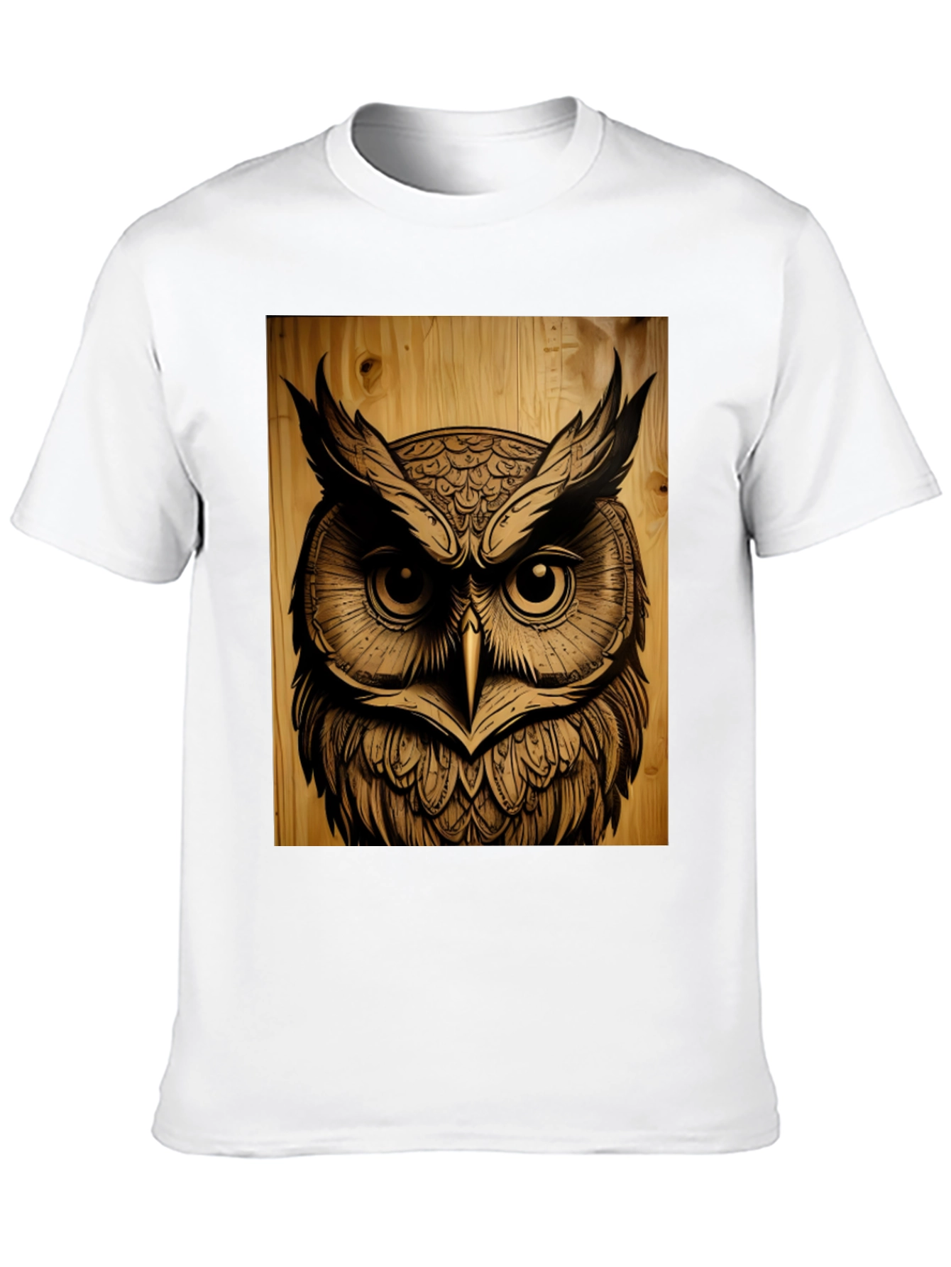 Owl Graphic Black T-Shirt