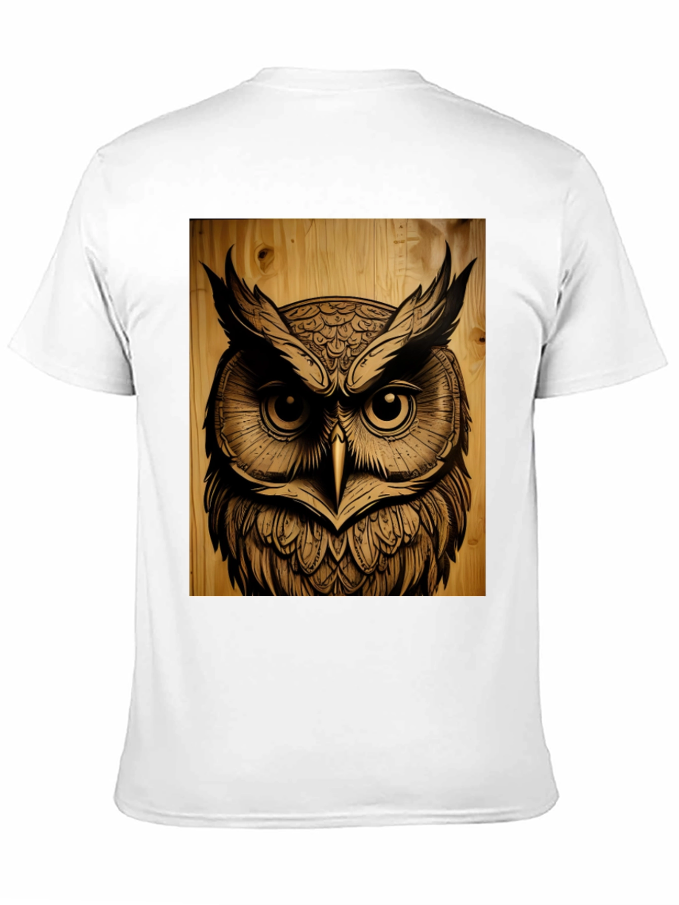 Owl Graphic Black T-Shirt