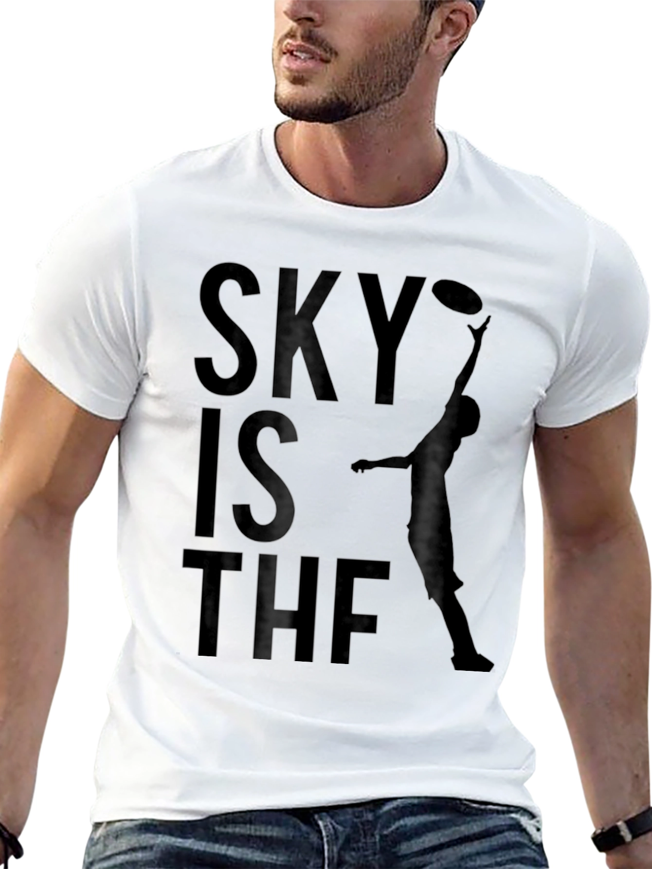 Sky is The Limit Graphic Tee - Black