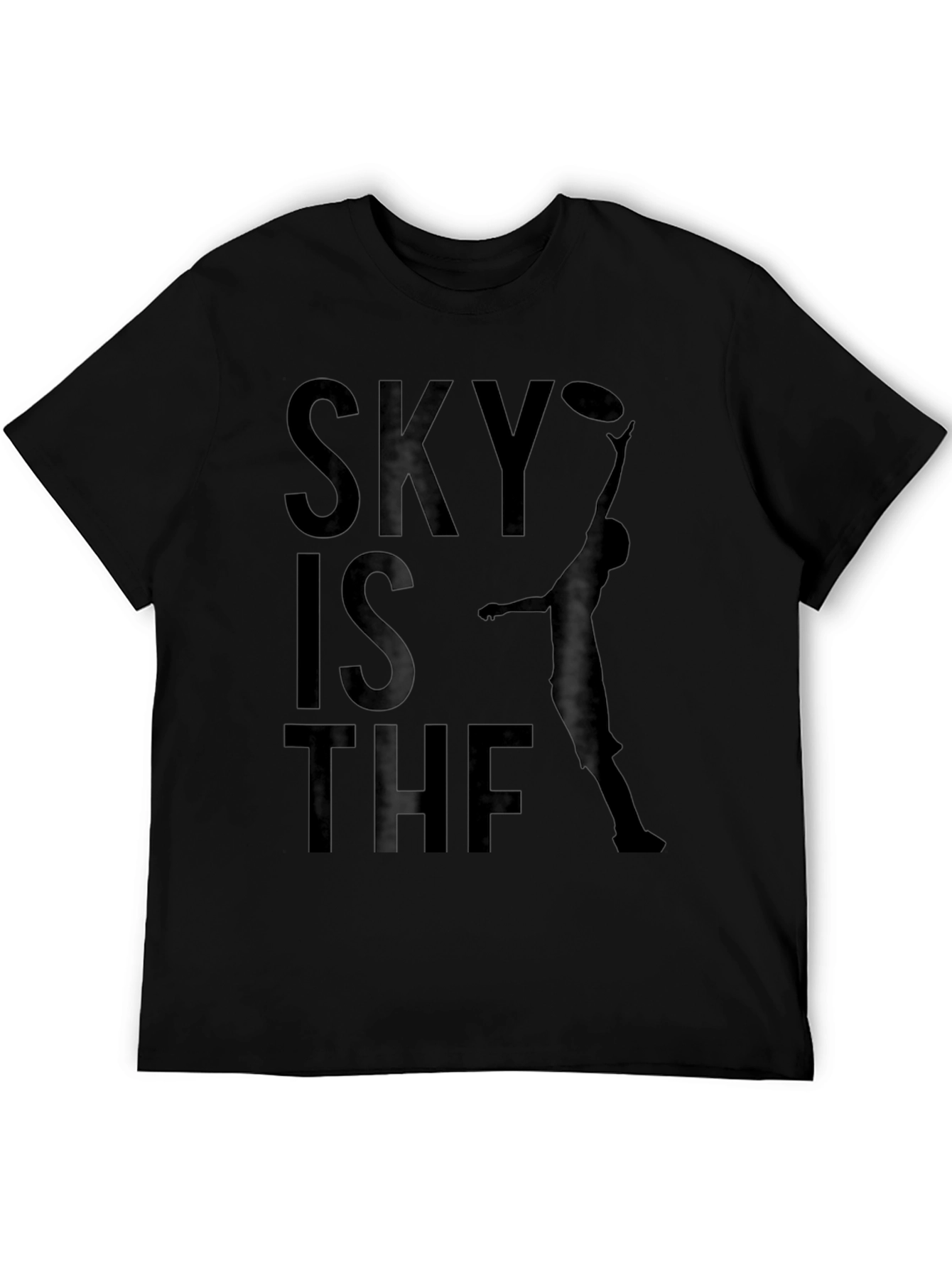 Sky is The Limit Graphic Tee - Black