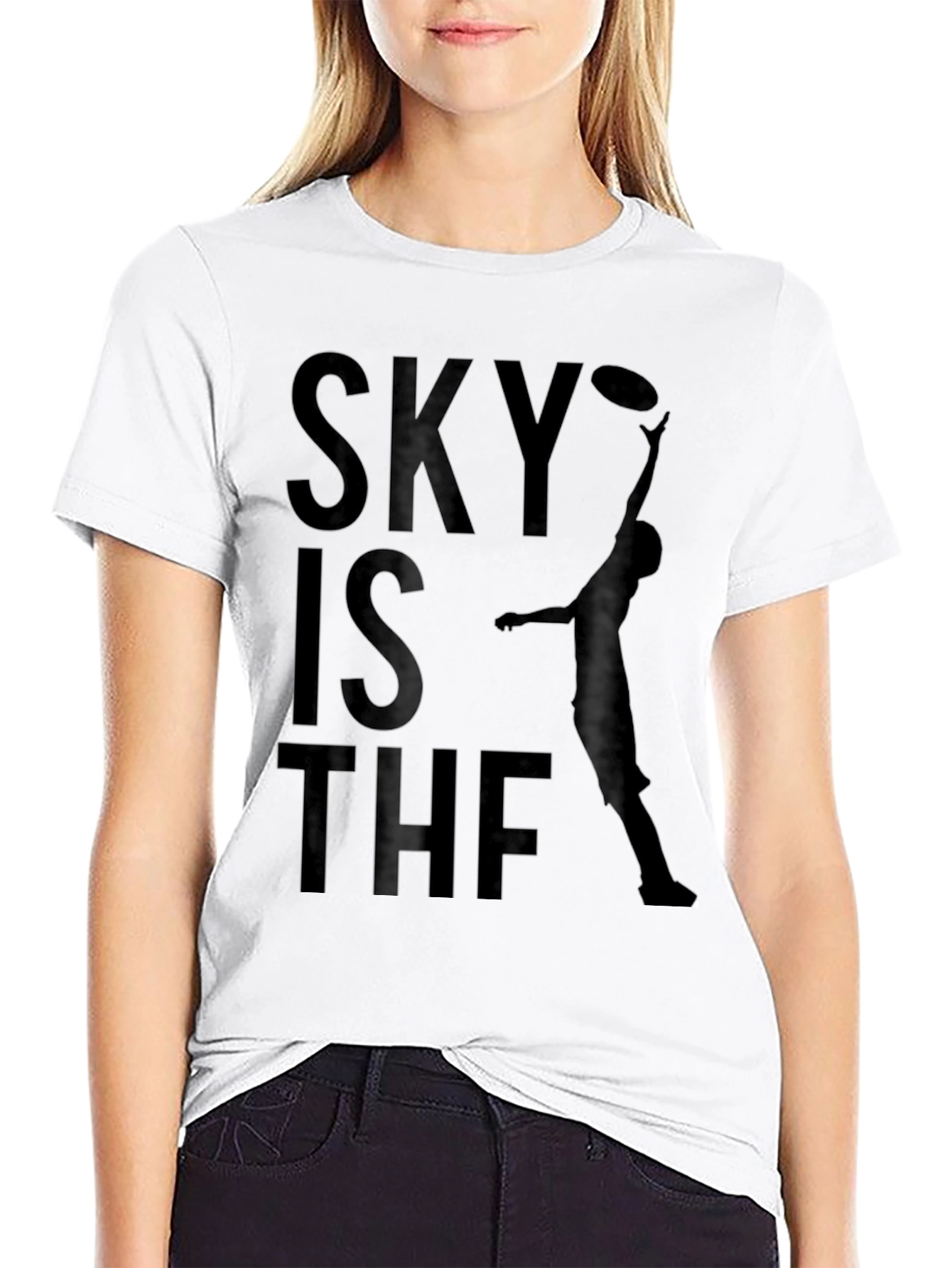 Sky is The Limit Graphic Tee - Black