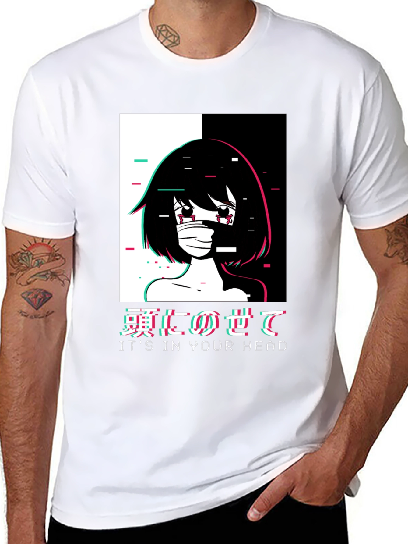 Its In Your Head Anime Graphic Tee