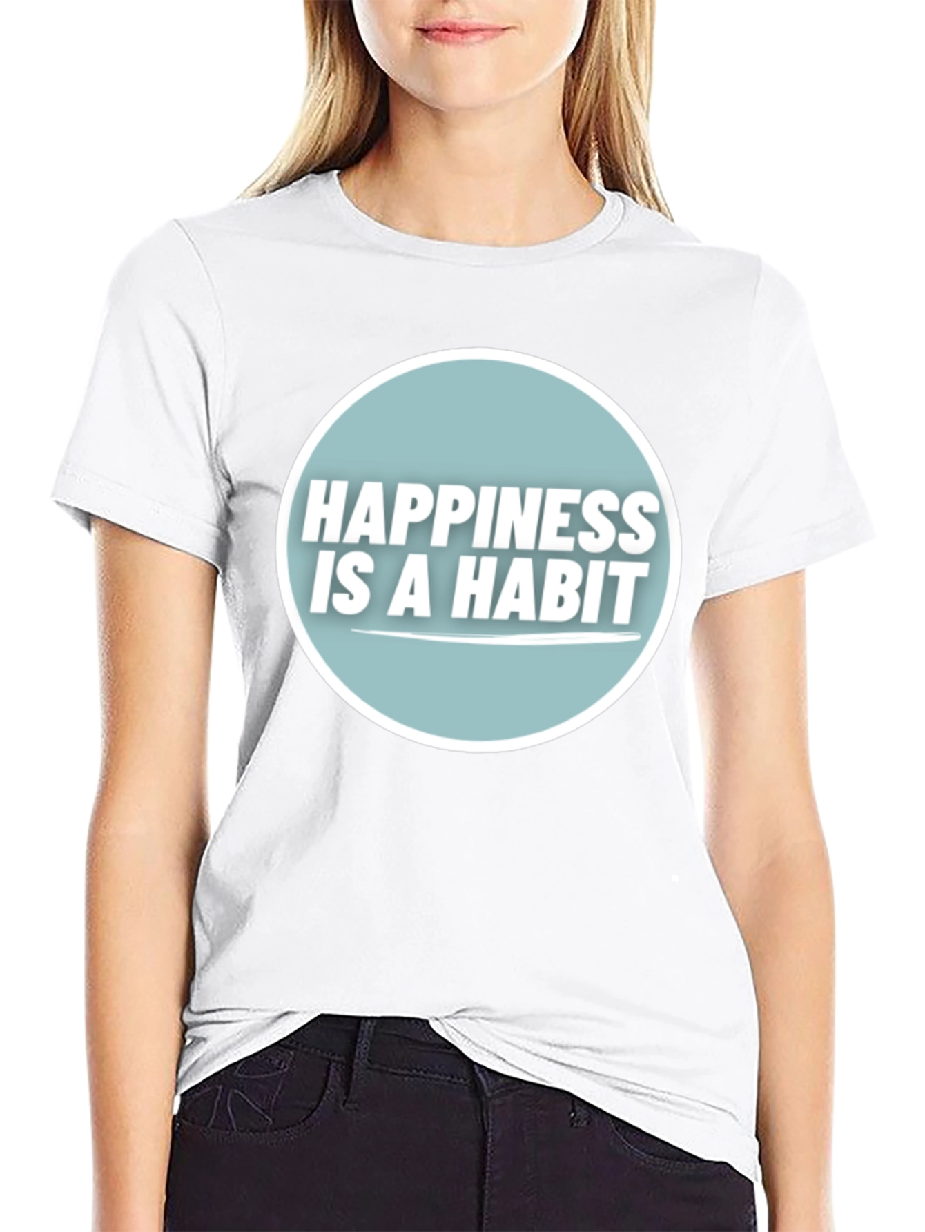 Happiness is a Habit Graphic Tee