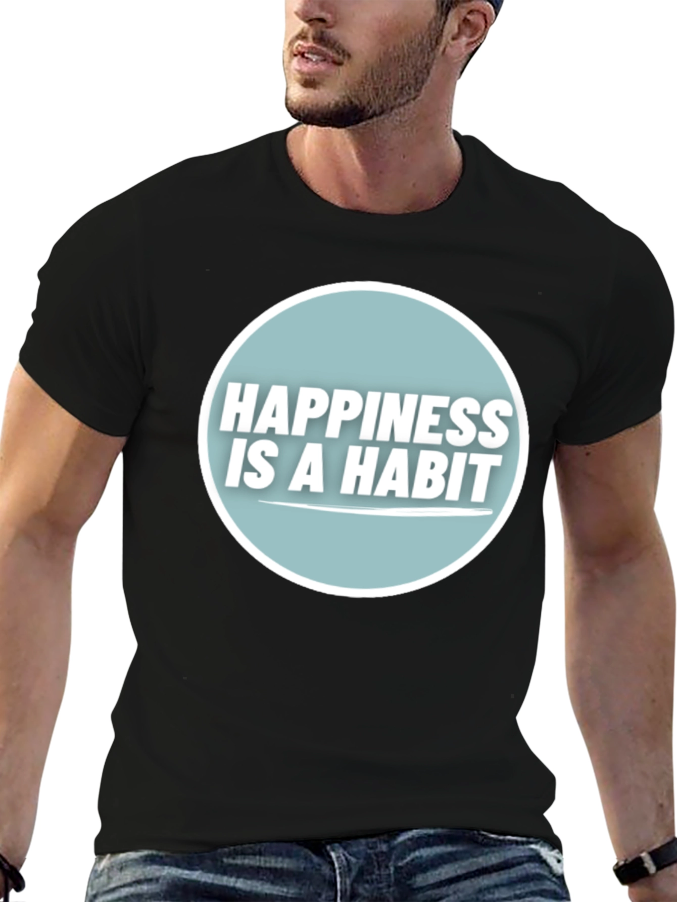 Happiness is a Habit Graphic Tee