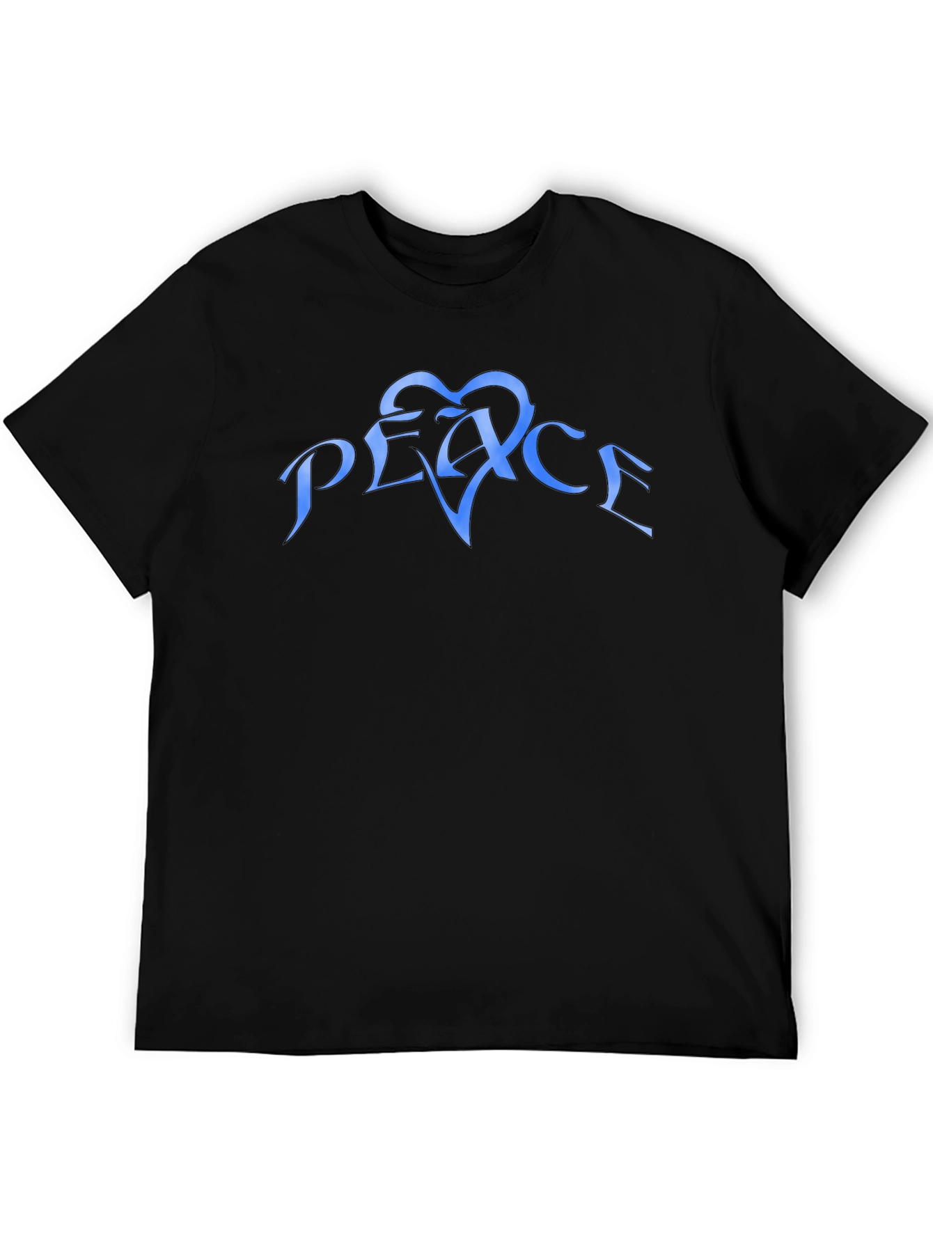 Peace Graphic Black Tee