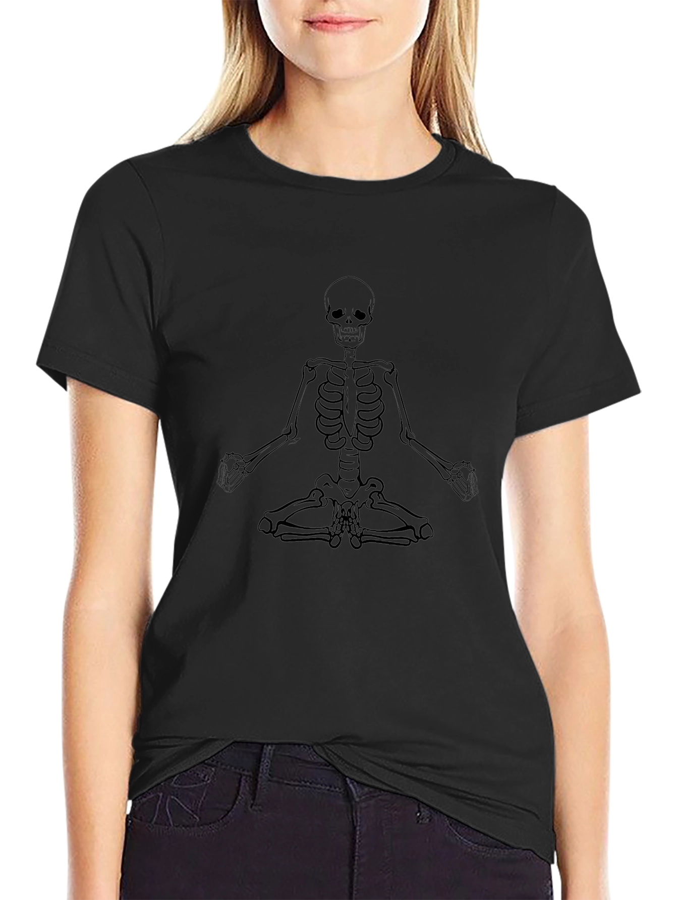 Meditating Skeleton T-Shirt