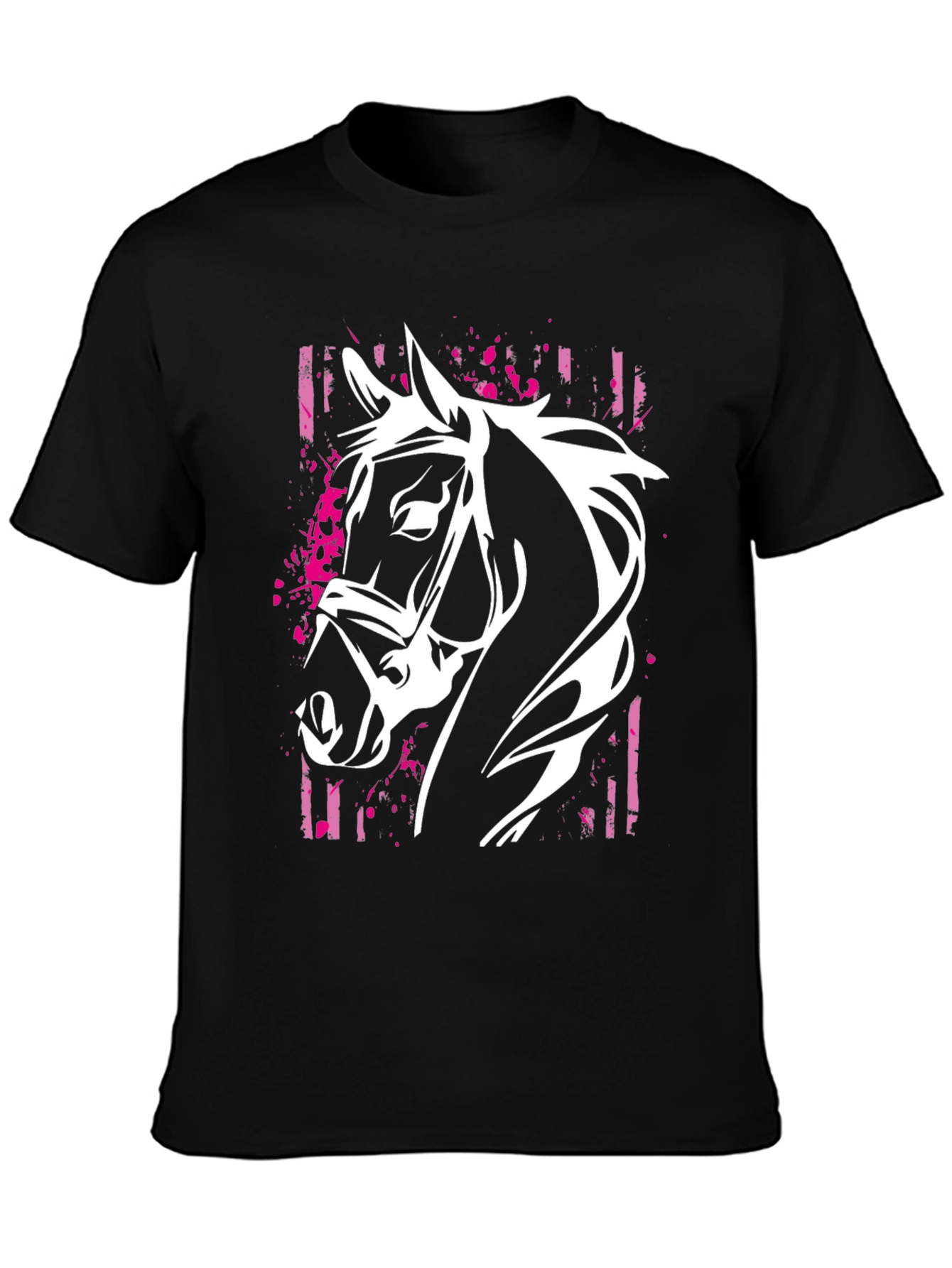 Horse Graphic T-Shirt - Stylish Equestrian Design