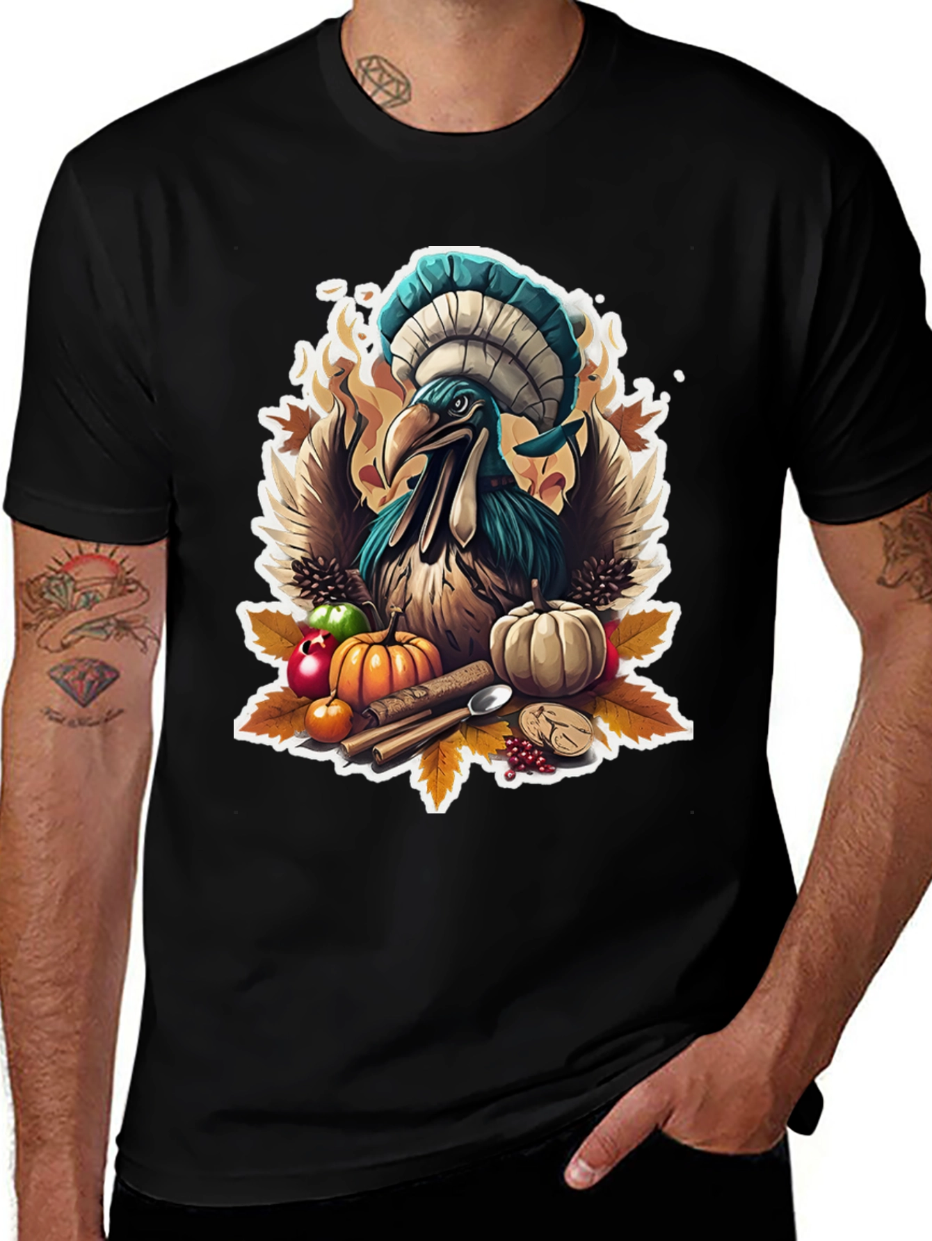 Thanksgiving Turkey Graphic Tee