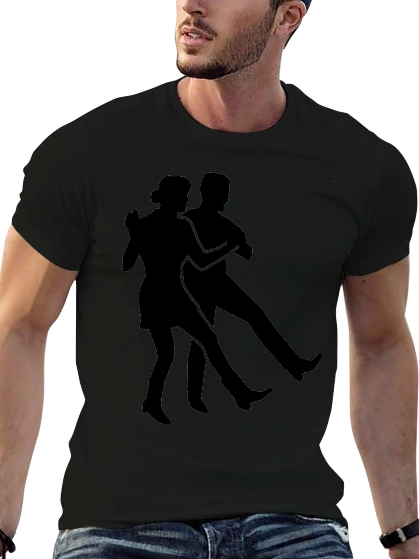 Swing Dance Graphic Tee - Classic Black T-Shirt