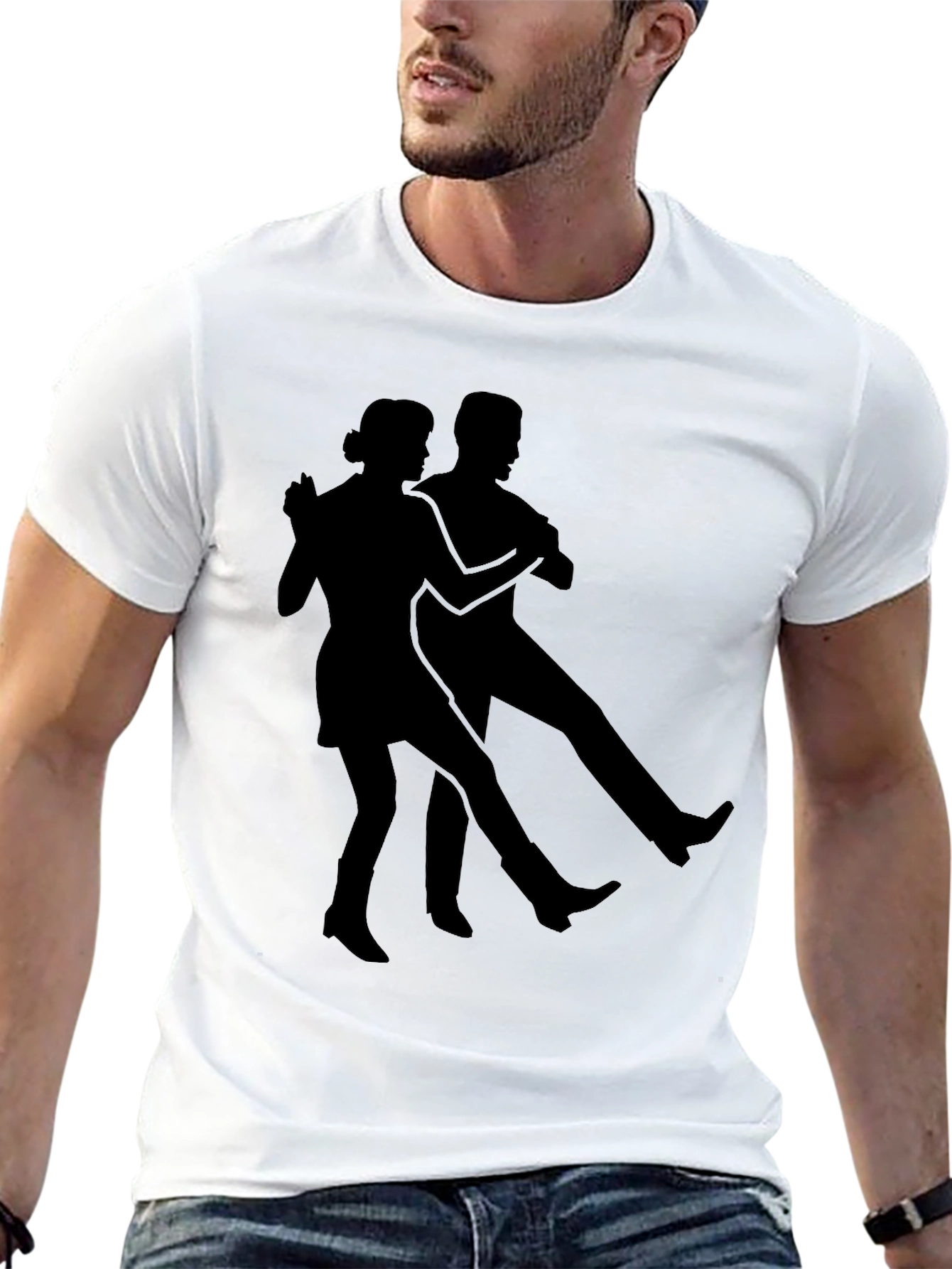 Swing Dance Graphic Tee - Classic Black T-Shirt