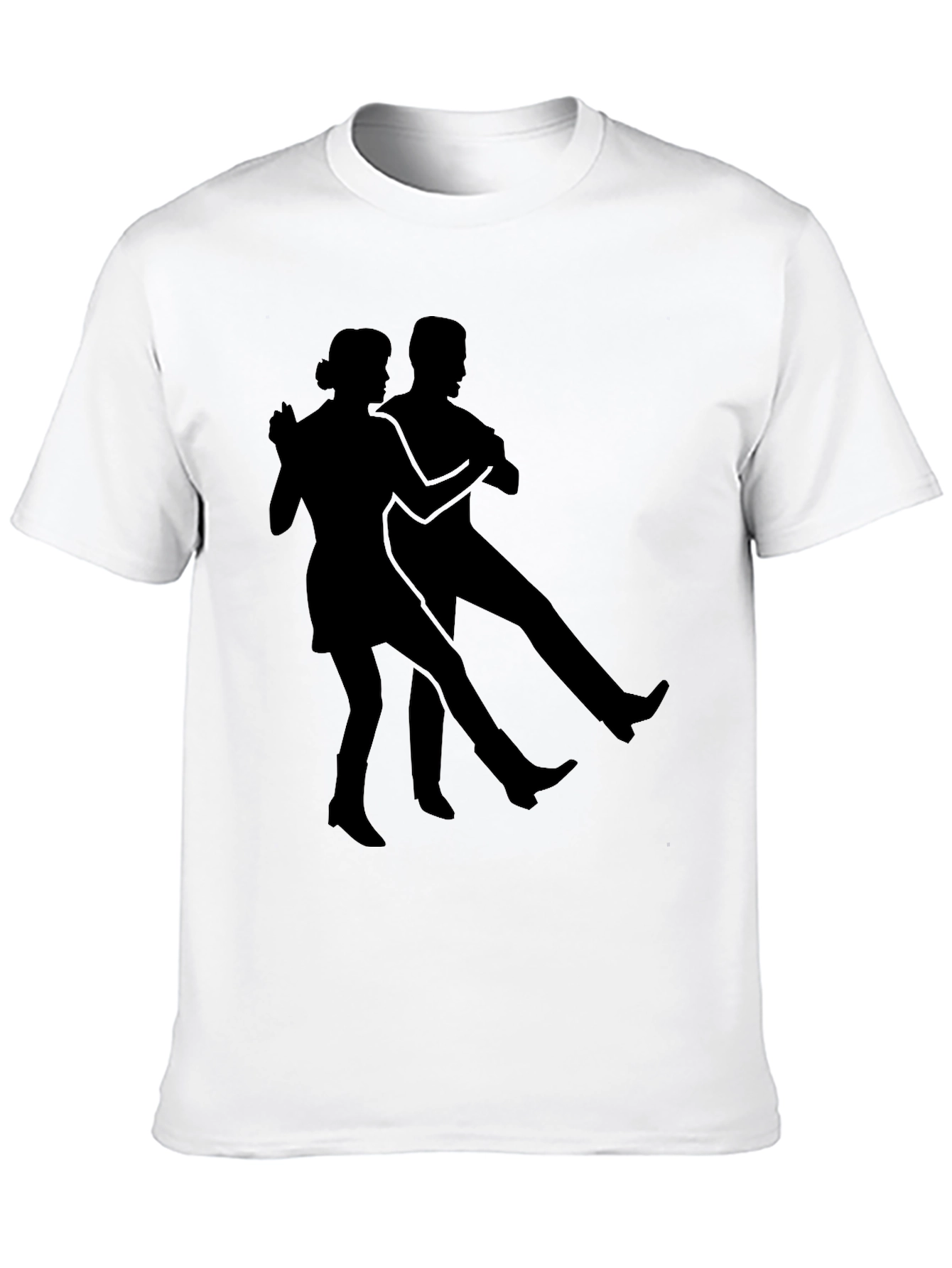 Swing Dance Graphic Tee - Classic Black T-Shirt