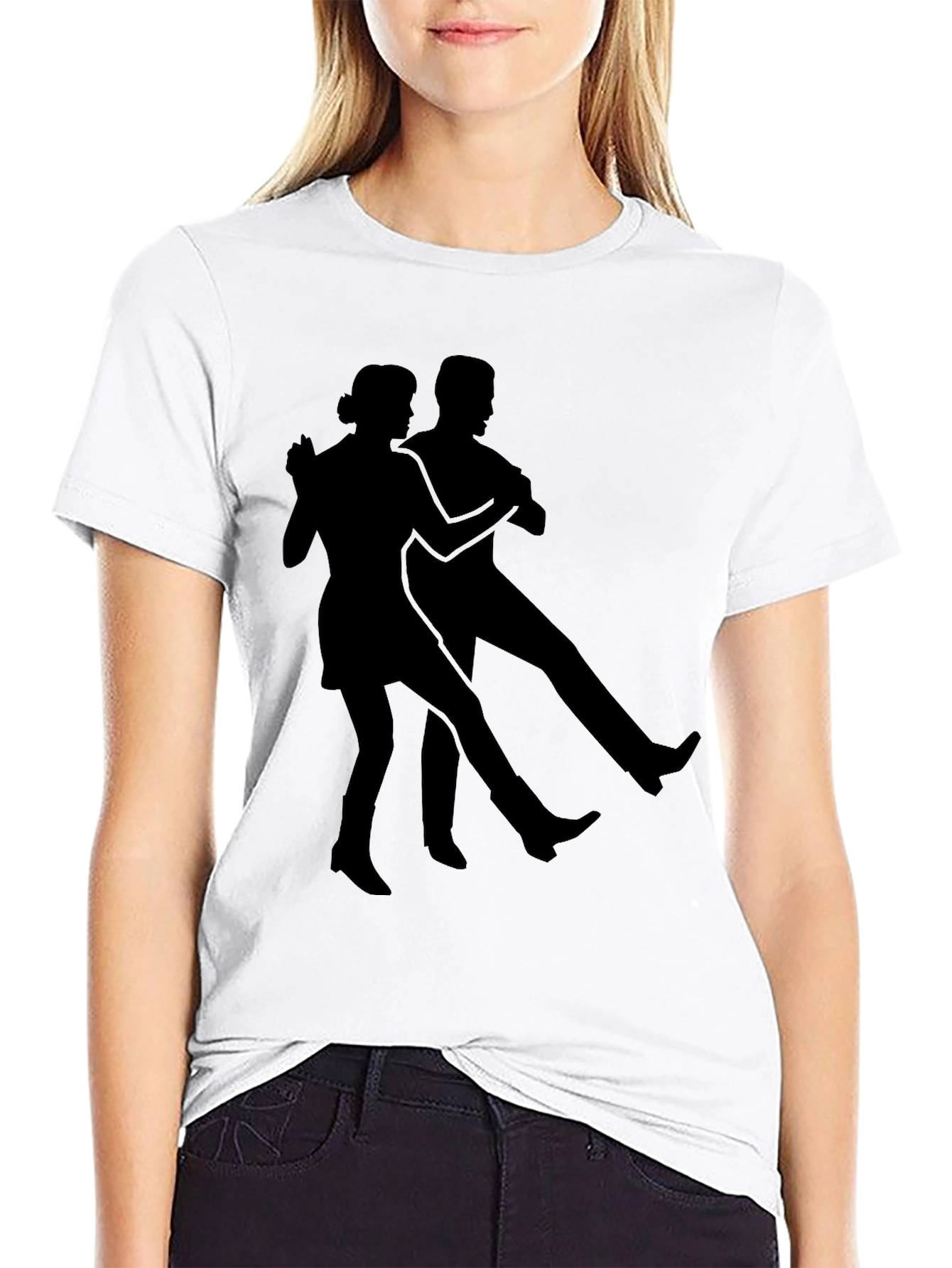 Swing Dance Graphic Tee - Classic Black T-Shirt