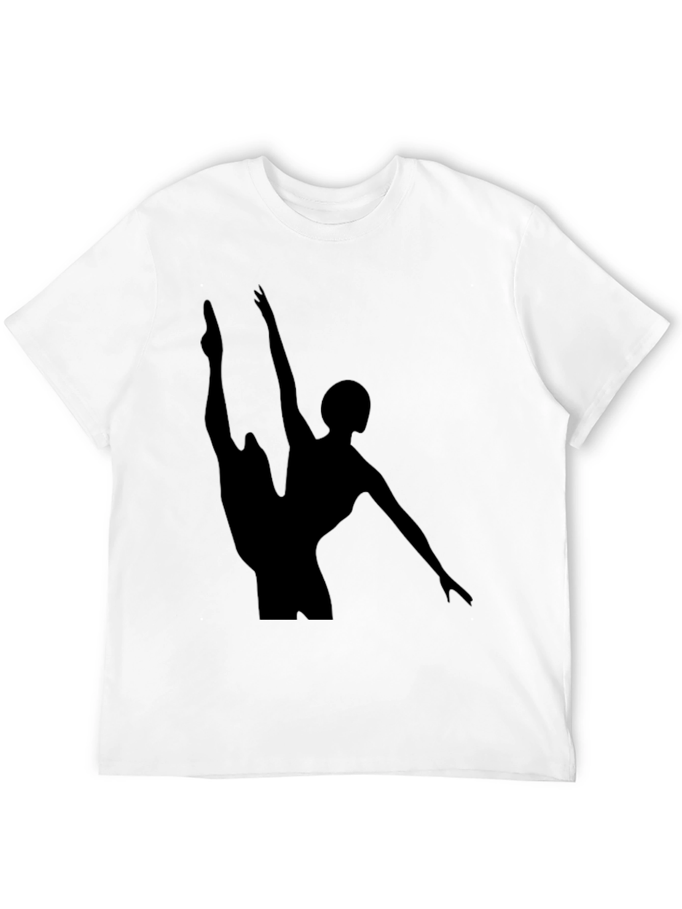 Ballerina Silhouette Graphic T-Shirt
