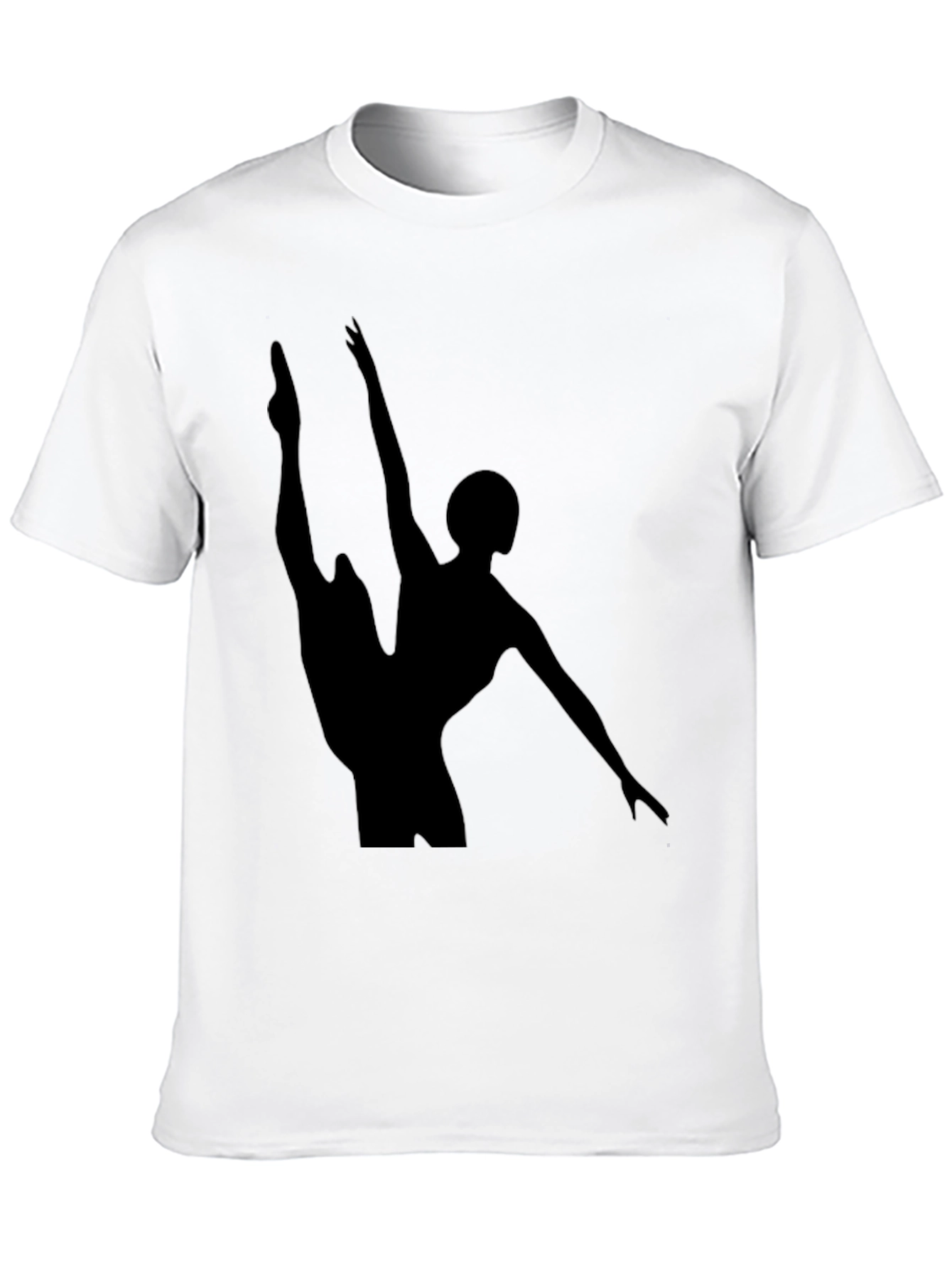 Ballerina Silhouette Graphic T-Shirt
