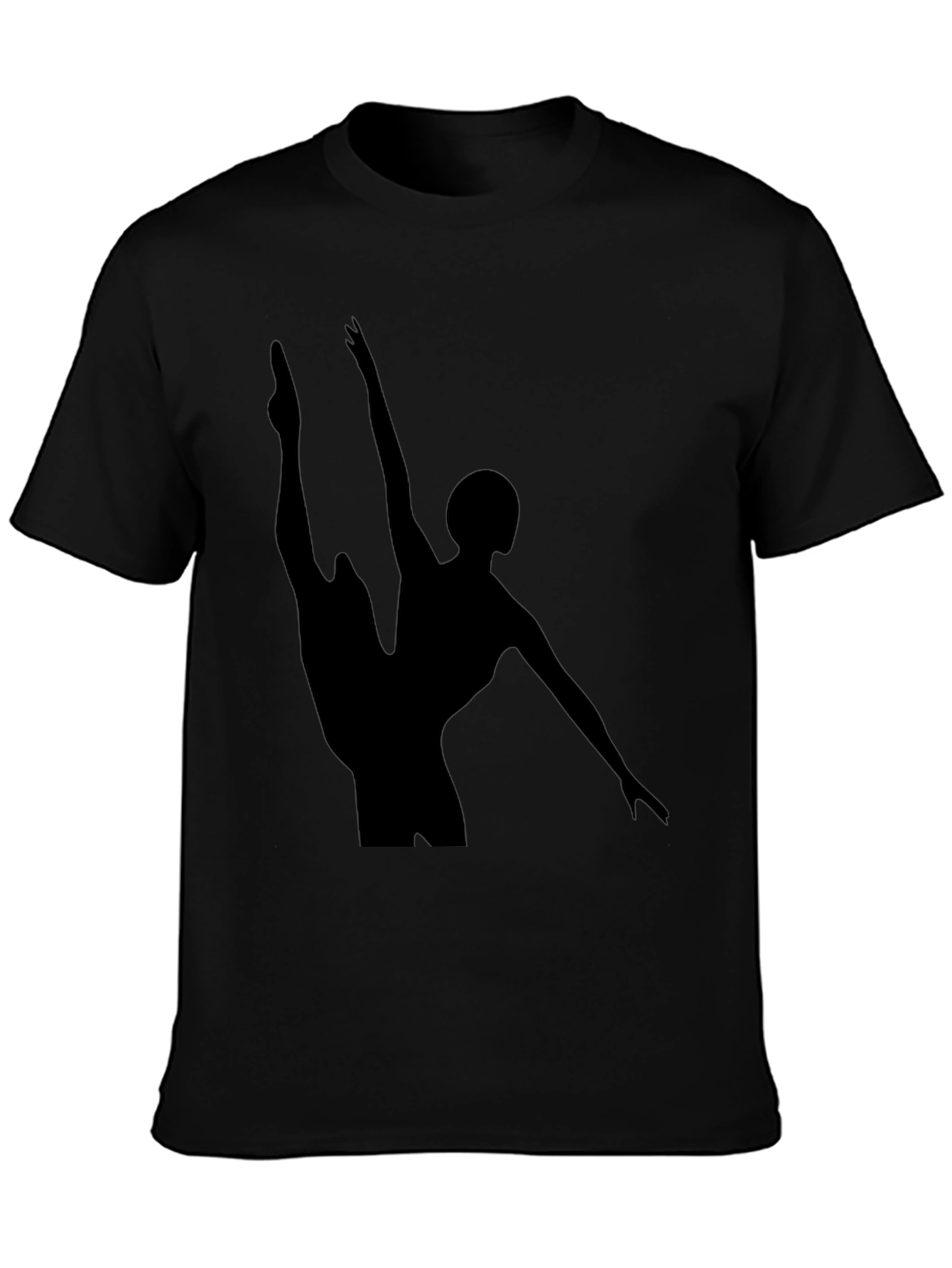 Ballerina Silhouette Graphic T-Shirt