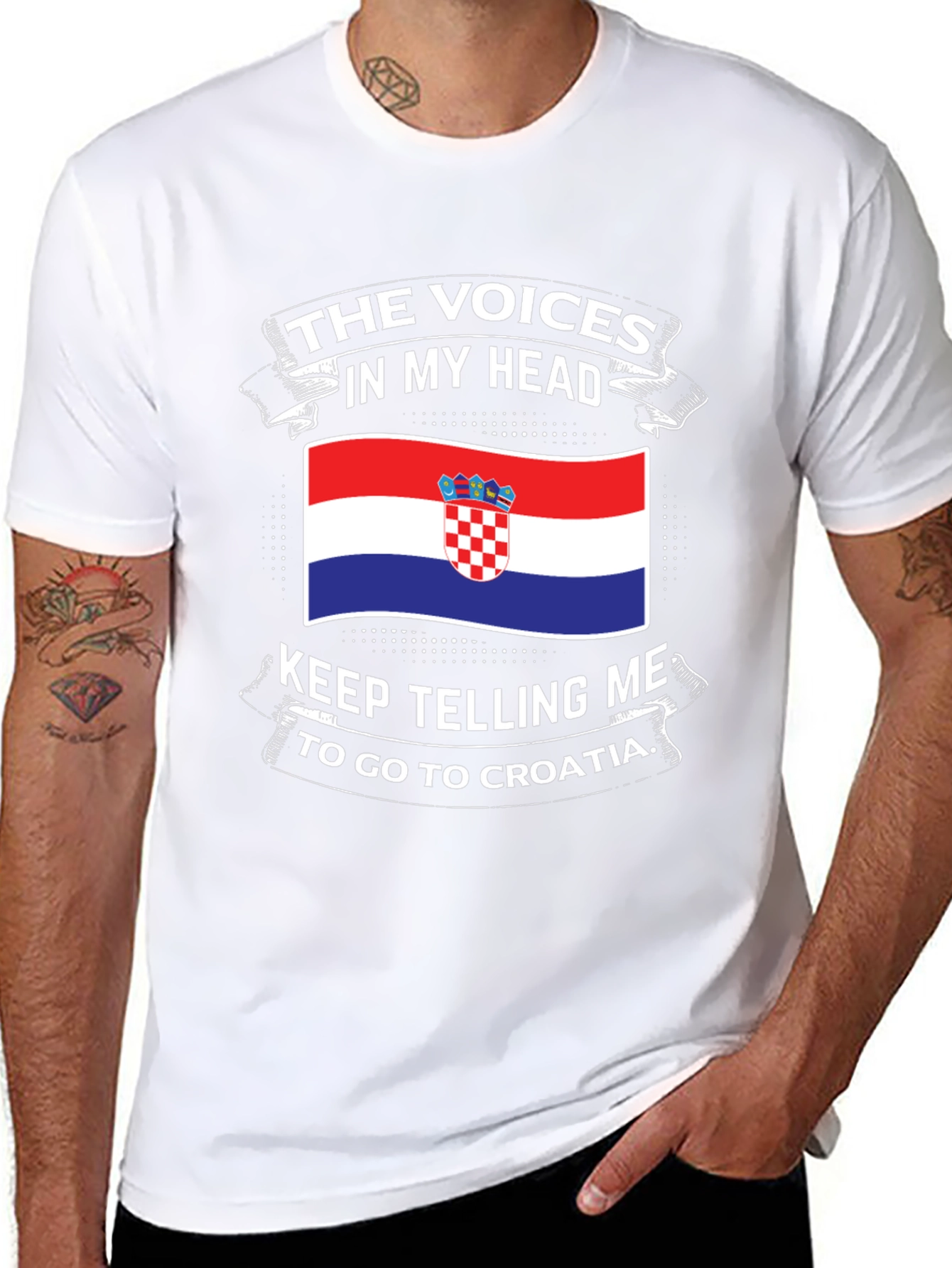 Croatia T-Shirt - Voices in My Head Croatia Trip