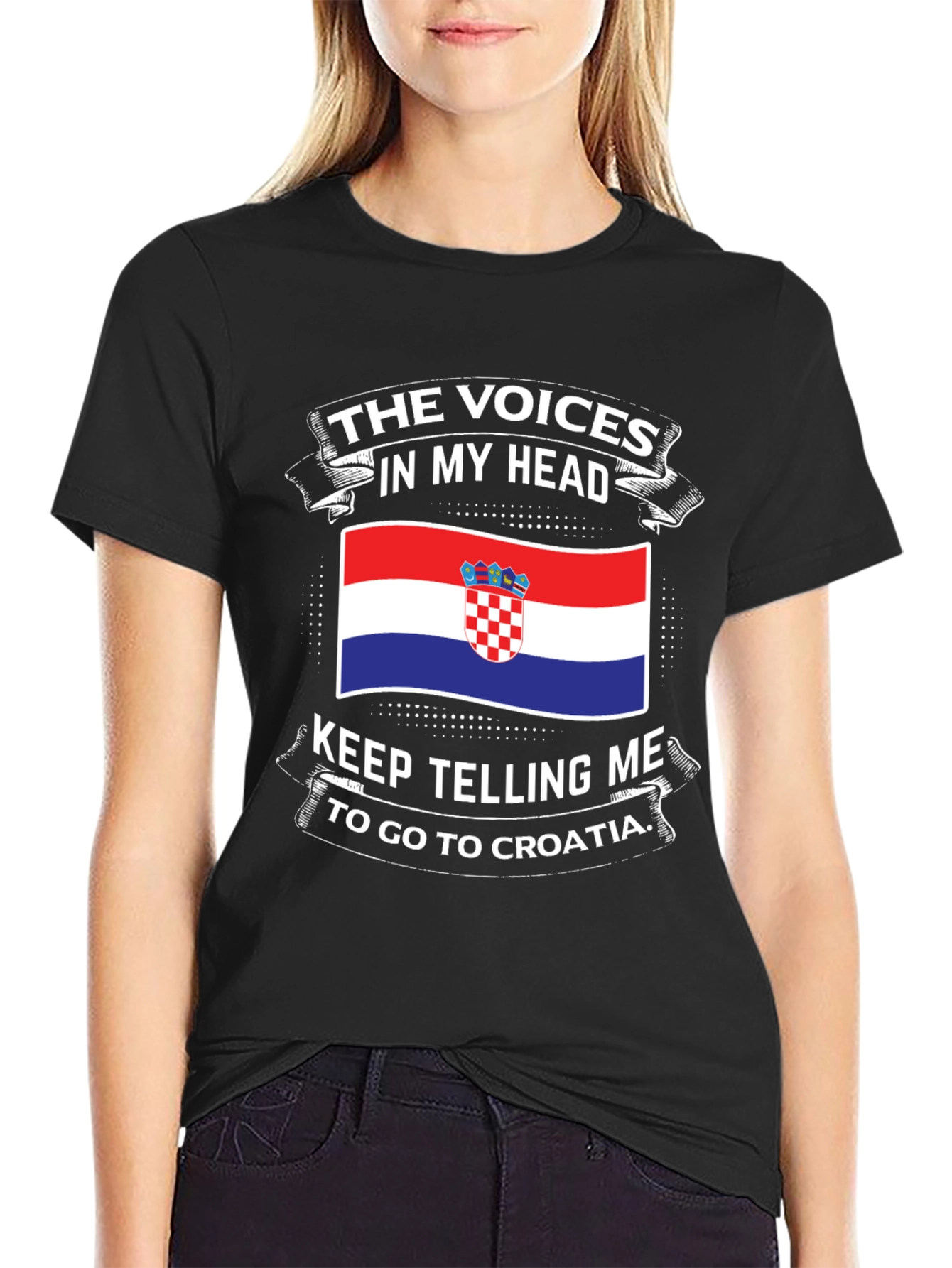Croatia T-Shirt - Voices in My Head Croatia Trip