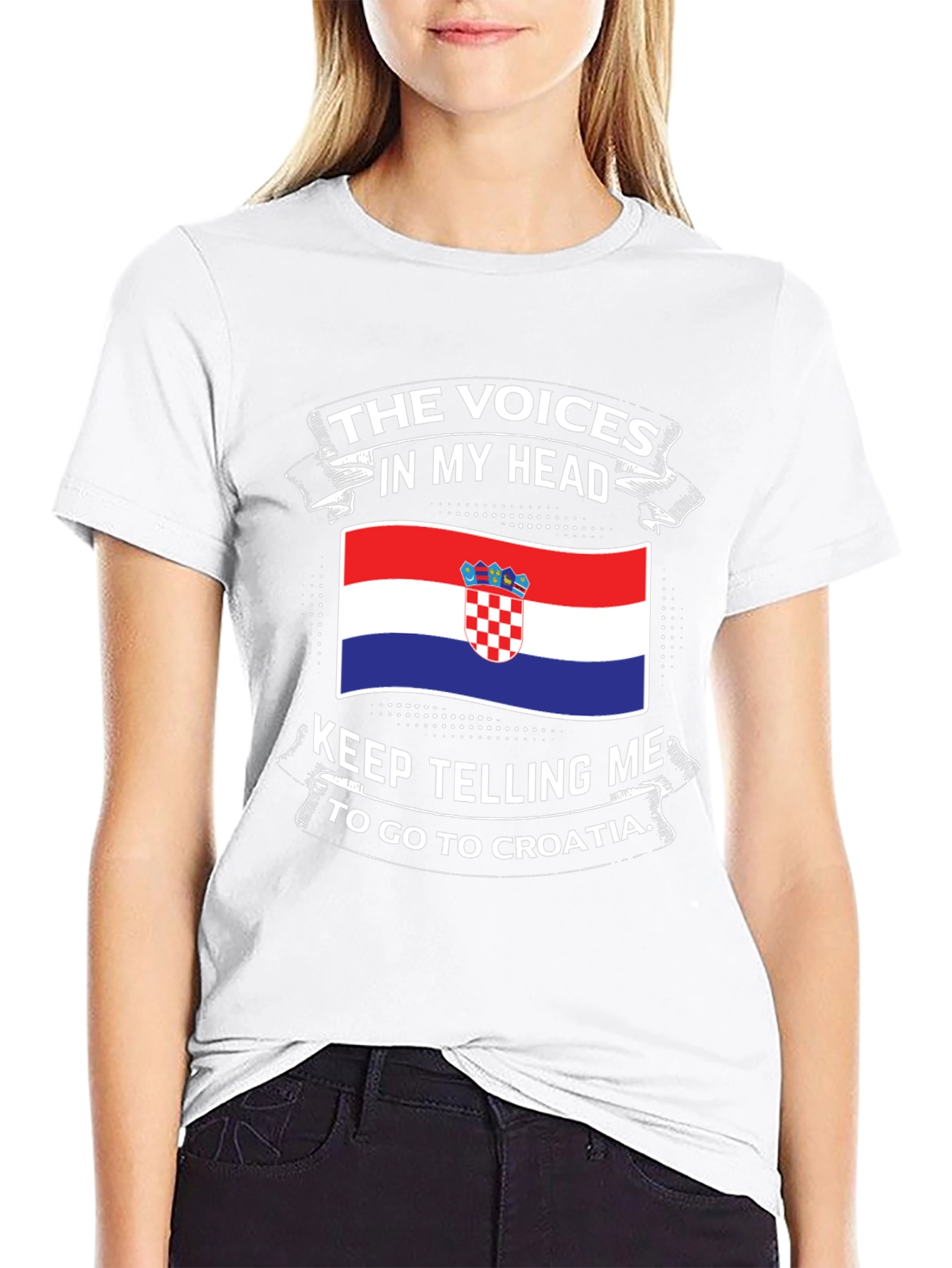 Croatia T-Shirt - Voices in My Head Croatia Trip