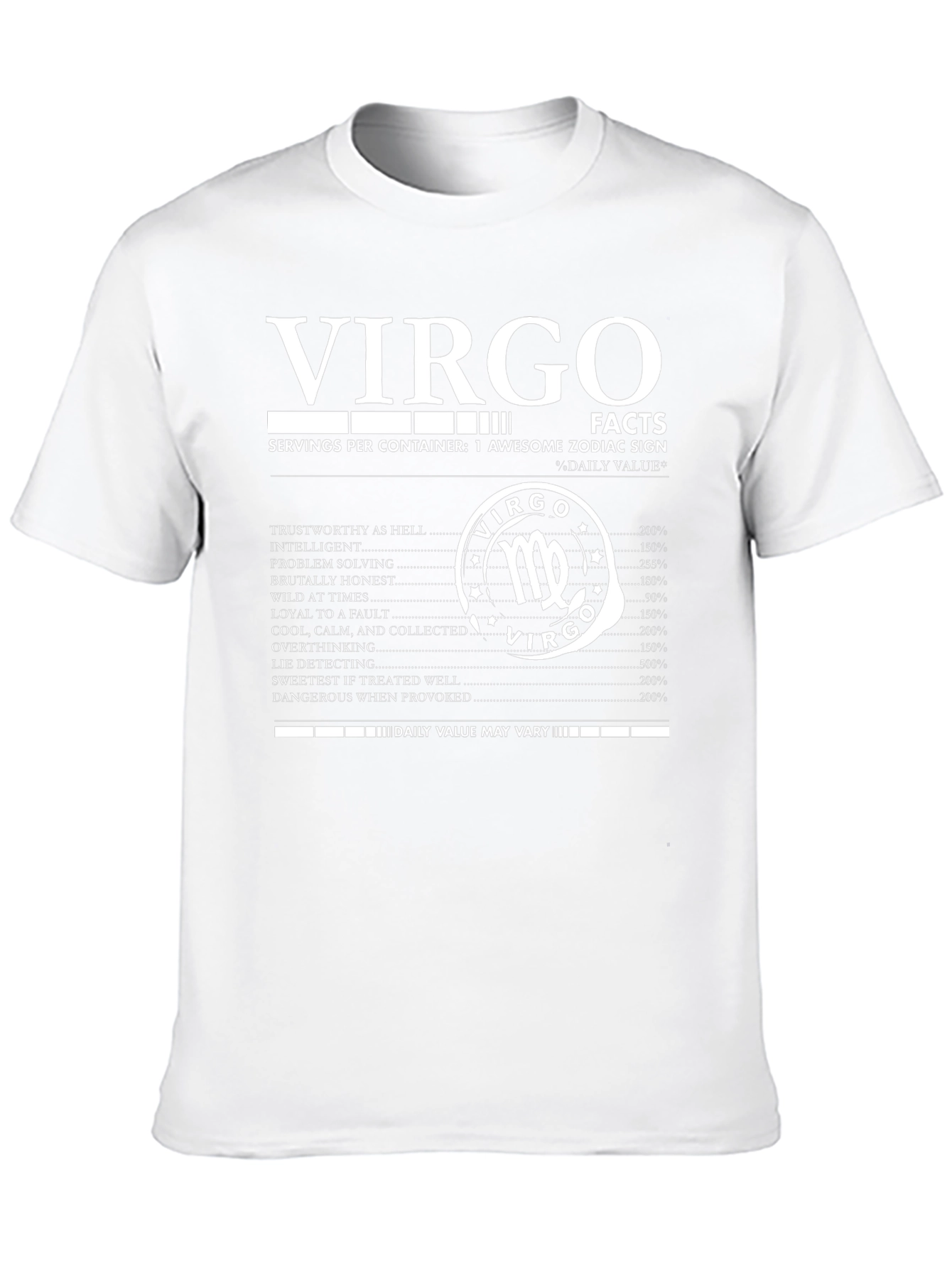 Virgo Zodiac Sign Facts T-Shirt