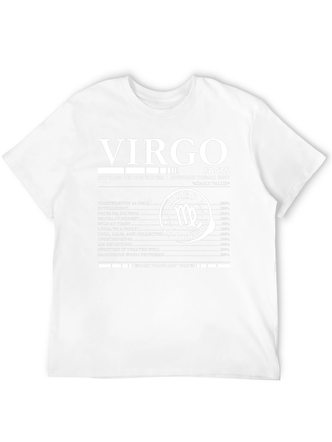 Virgo Zodiac Sign Facts T-Shirt