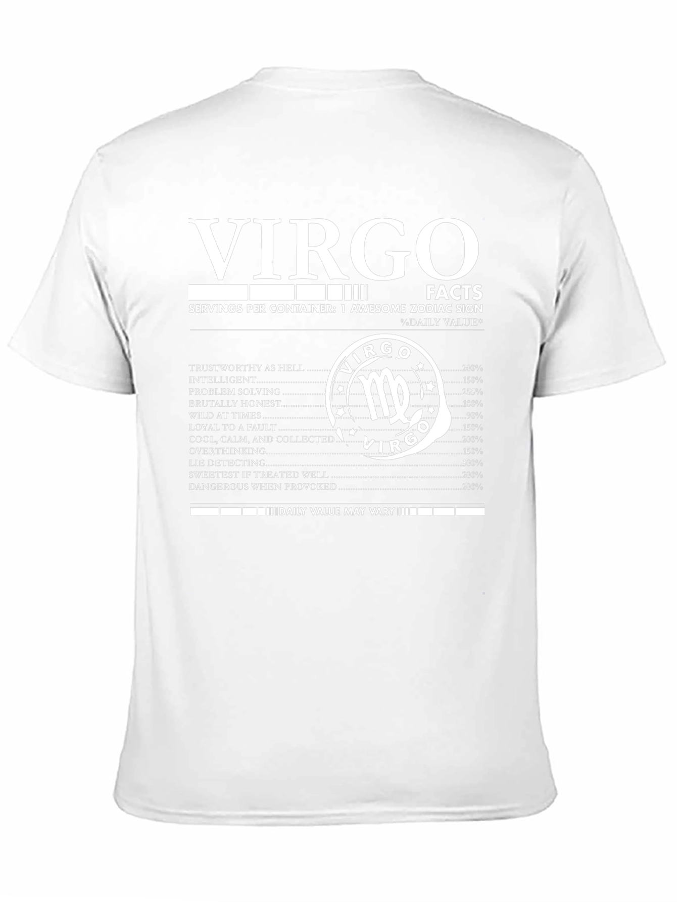 Virgo Zodiac Sign Facts T-Shirt