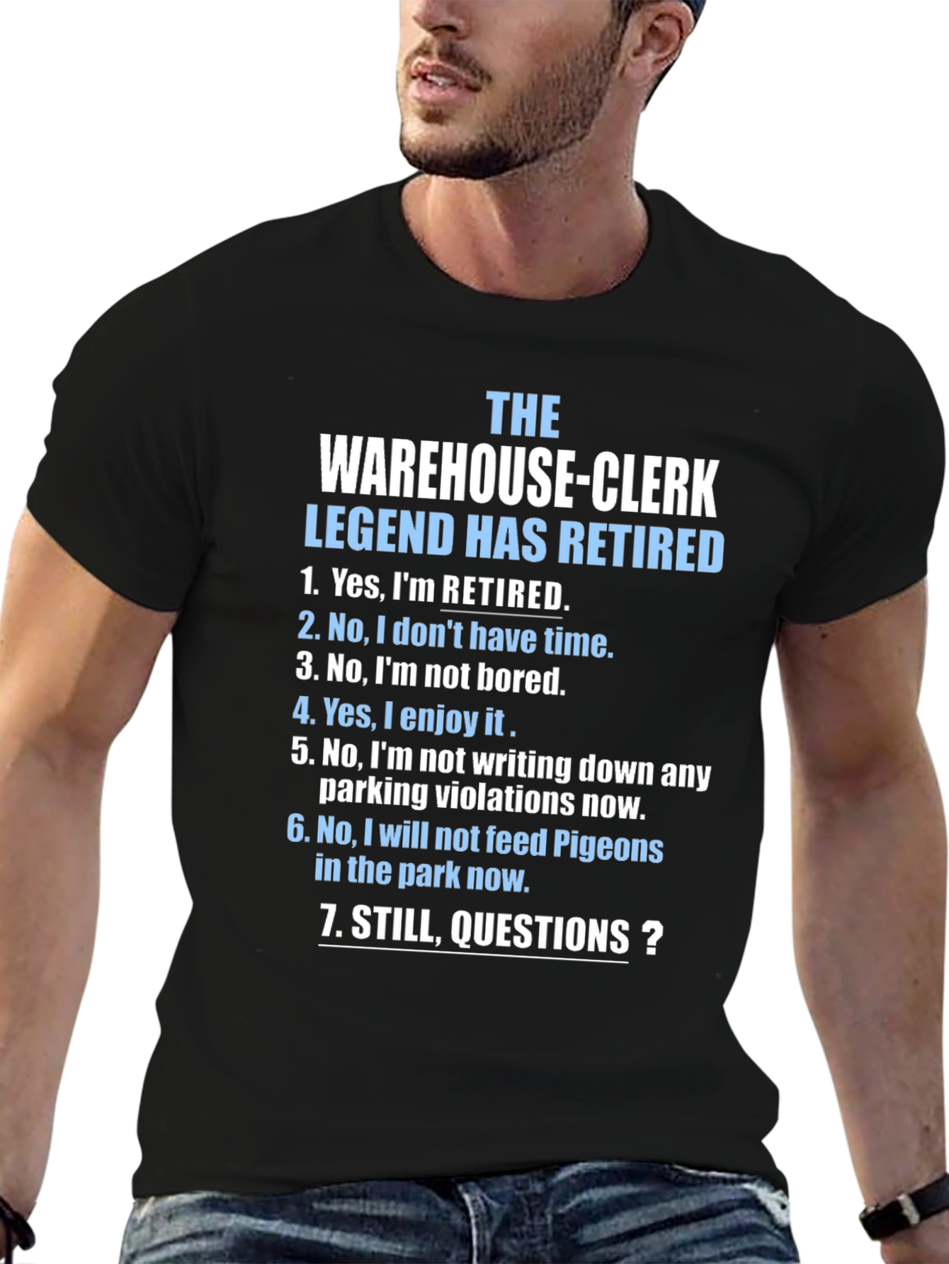 Retired Warehouse-Clerk T-Shirt - Legend Has Retired