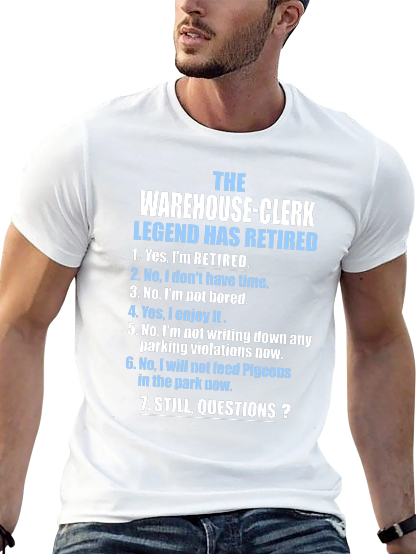 Retired Warehouse-Clerk T-Shirt - Legend Has Retired