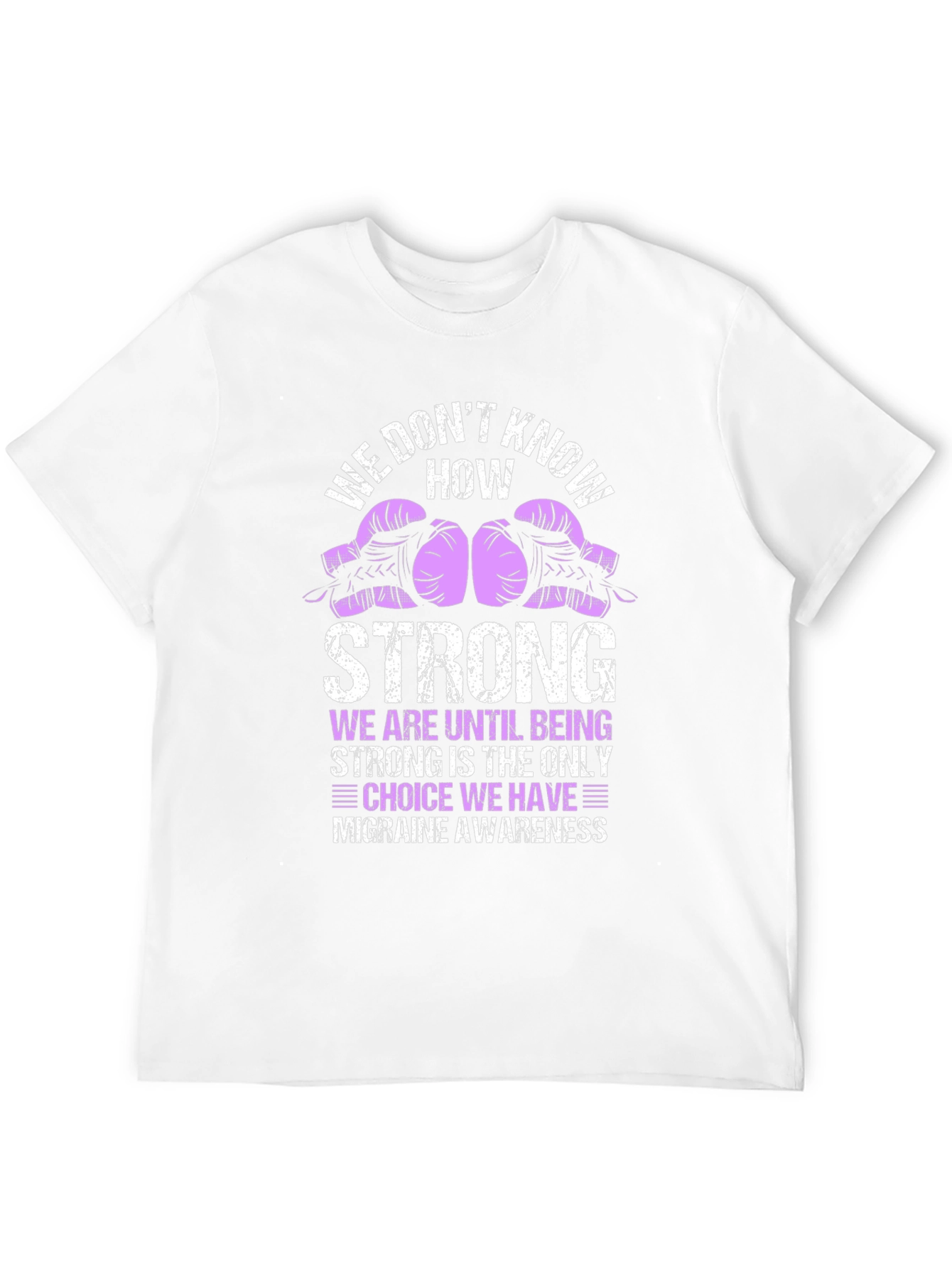 Migraine Awareness T-Shirt - Fight Like a Warrior!