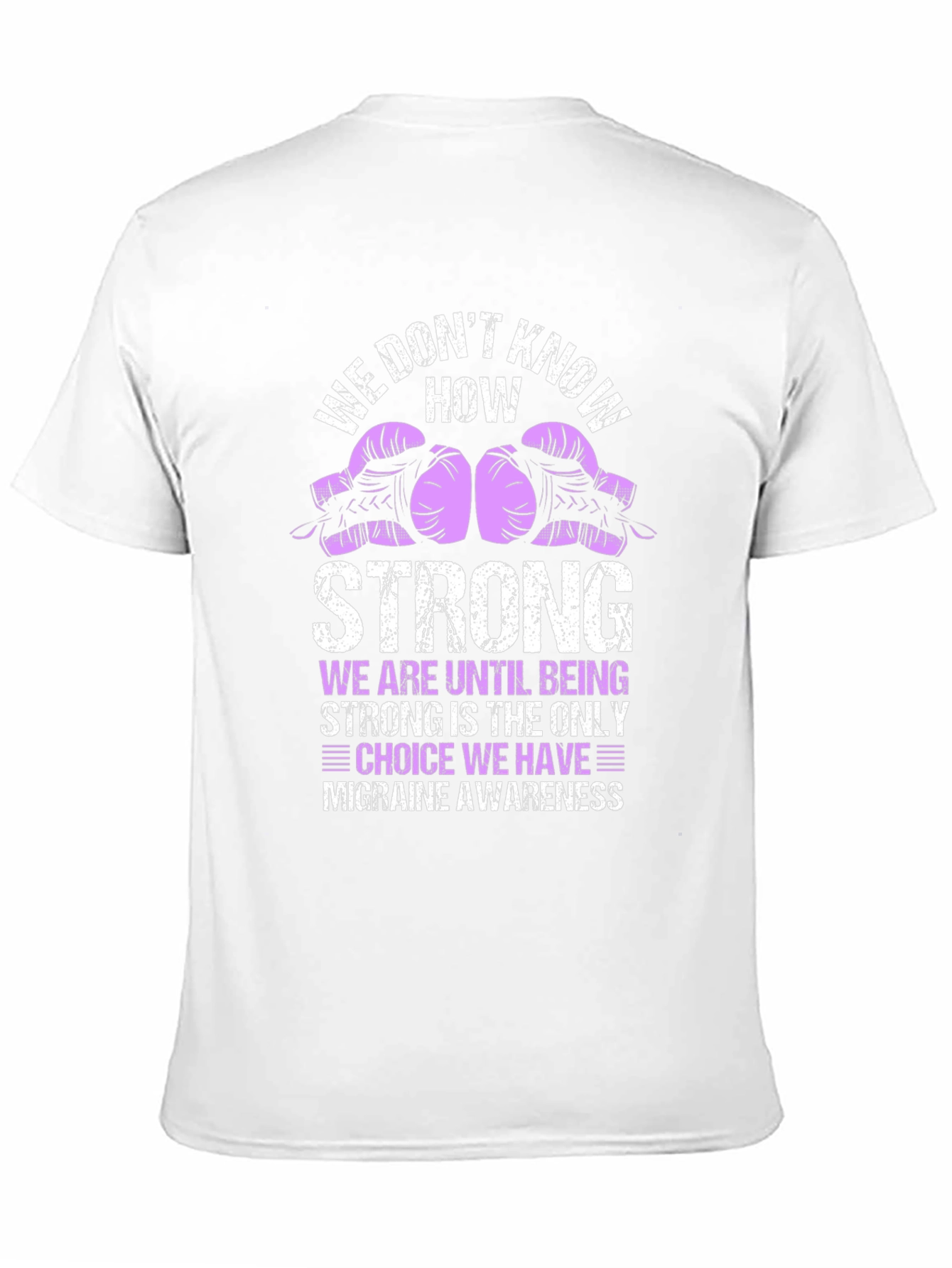 Migraine Awareness T-Shirt - Fight Like a Warrior!