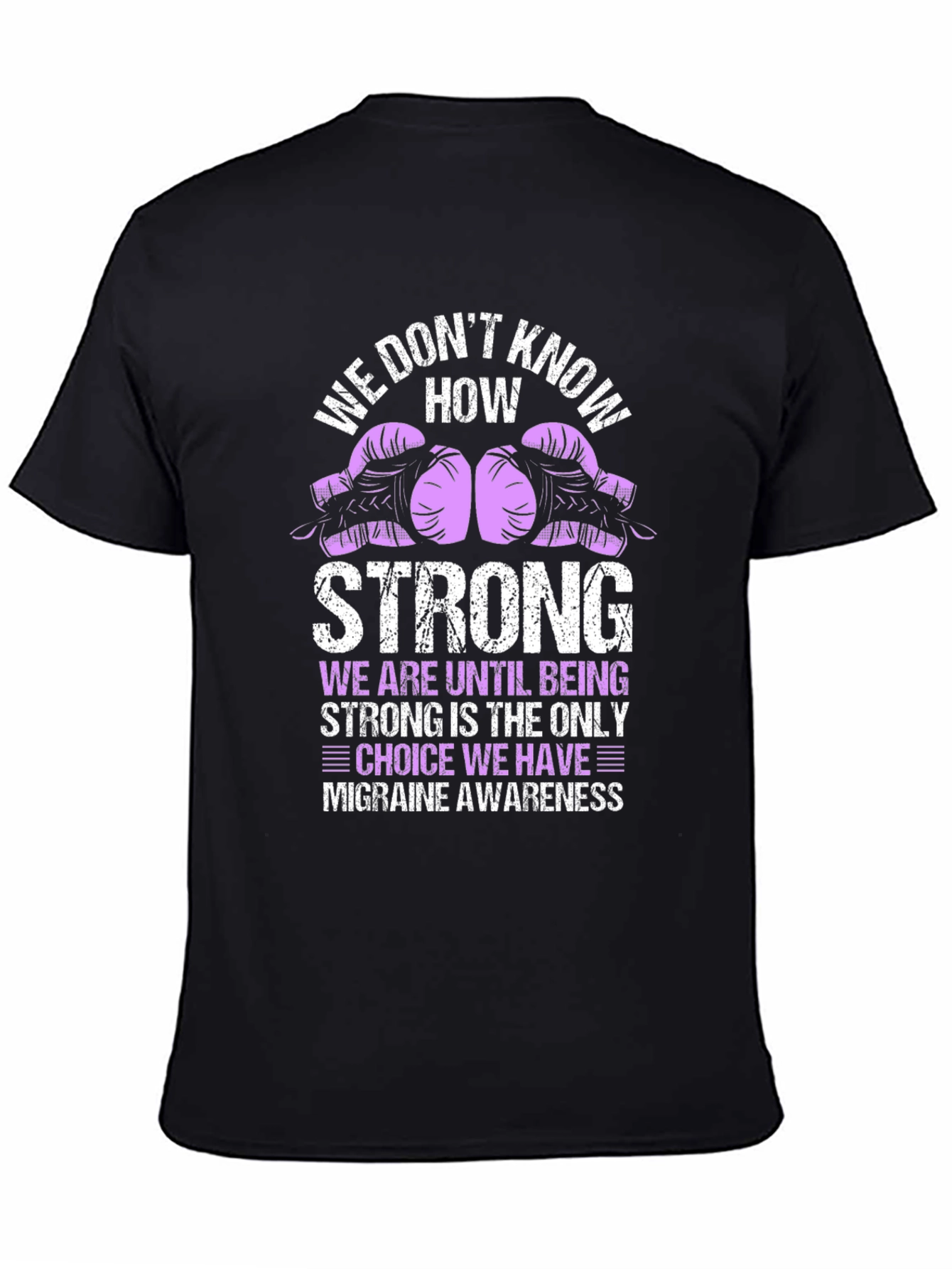Migraine Awareness T-Shirt - Fight Like a Warrior!