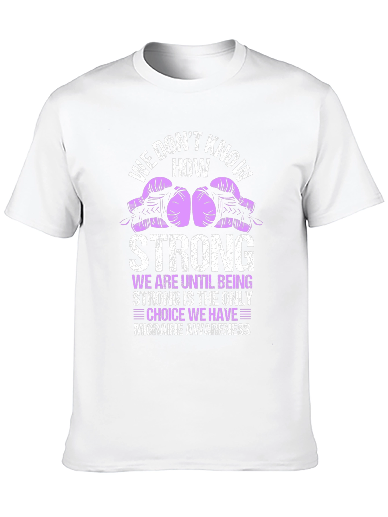Migraine Awareness T-Shirt - Fight Like a Warrior!