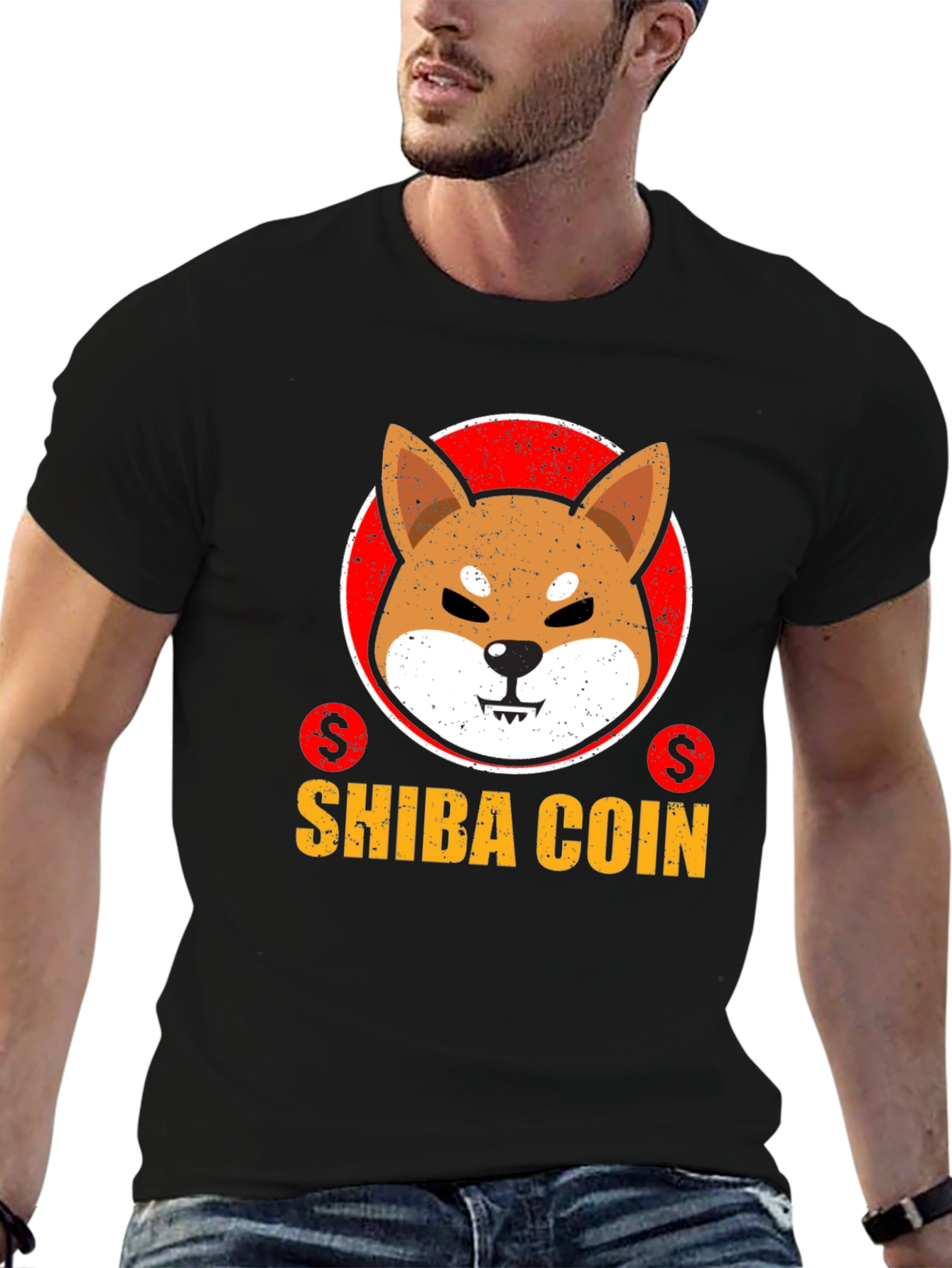 Shiba Coin Graphic T-Shirt - Crypto Meme Tee