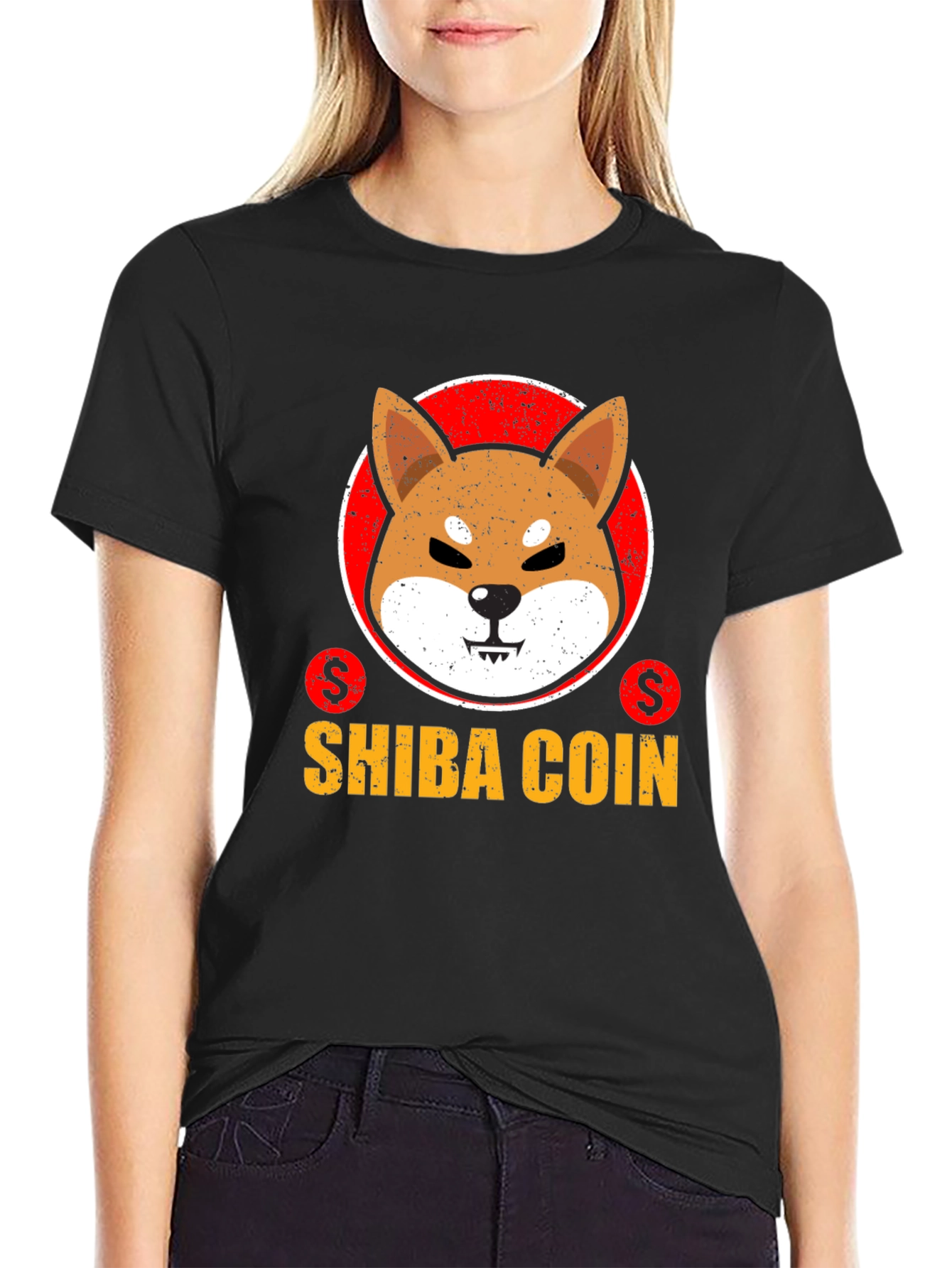 Shiba Coin Graphic T-Shirt - Crypto Meme Tee