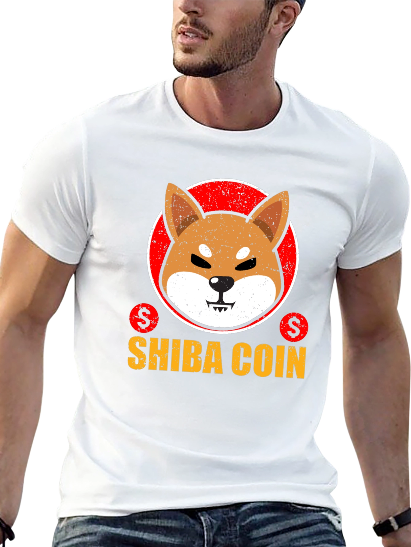 Shiba Coin Graphic T-Shirt - Crypto Meme Tee