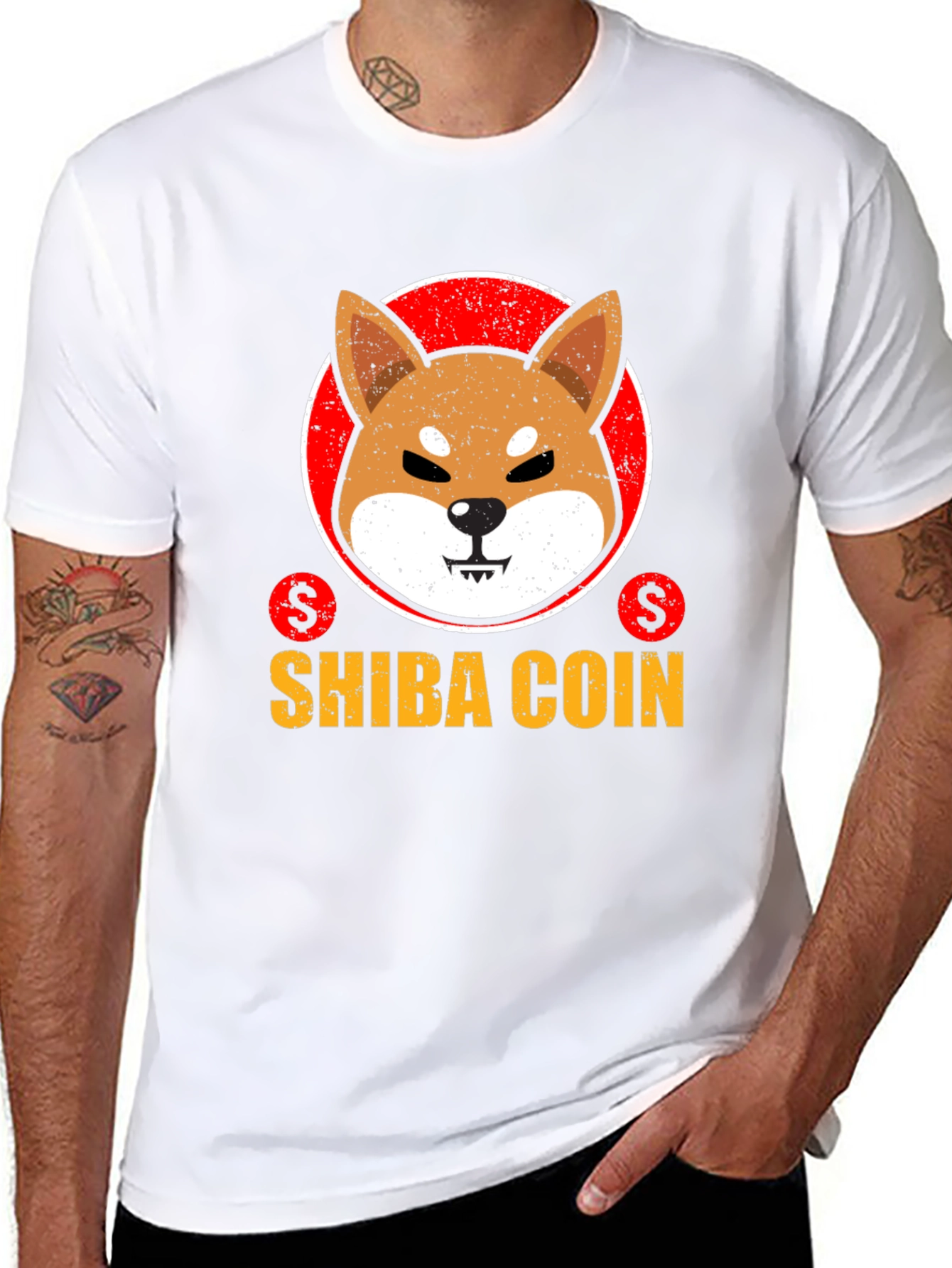 Shiba Coin Graphic T-Shirt - Crypto Meme Tee