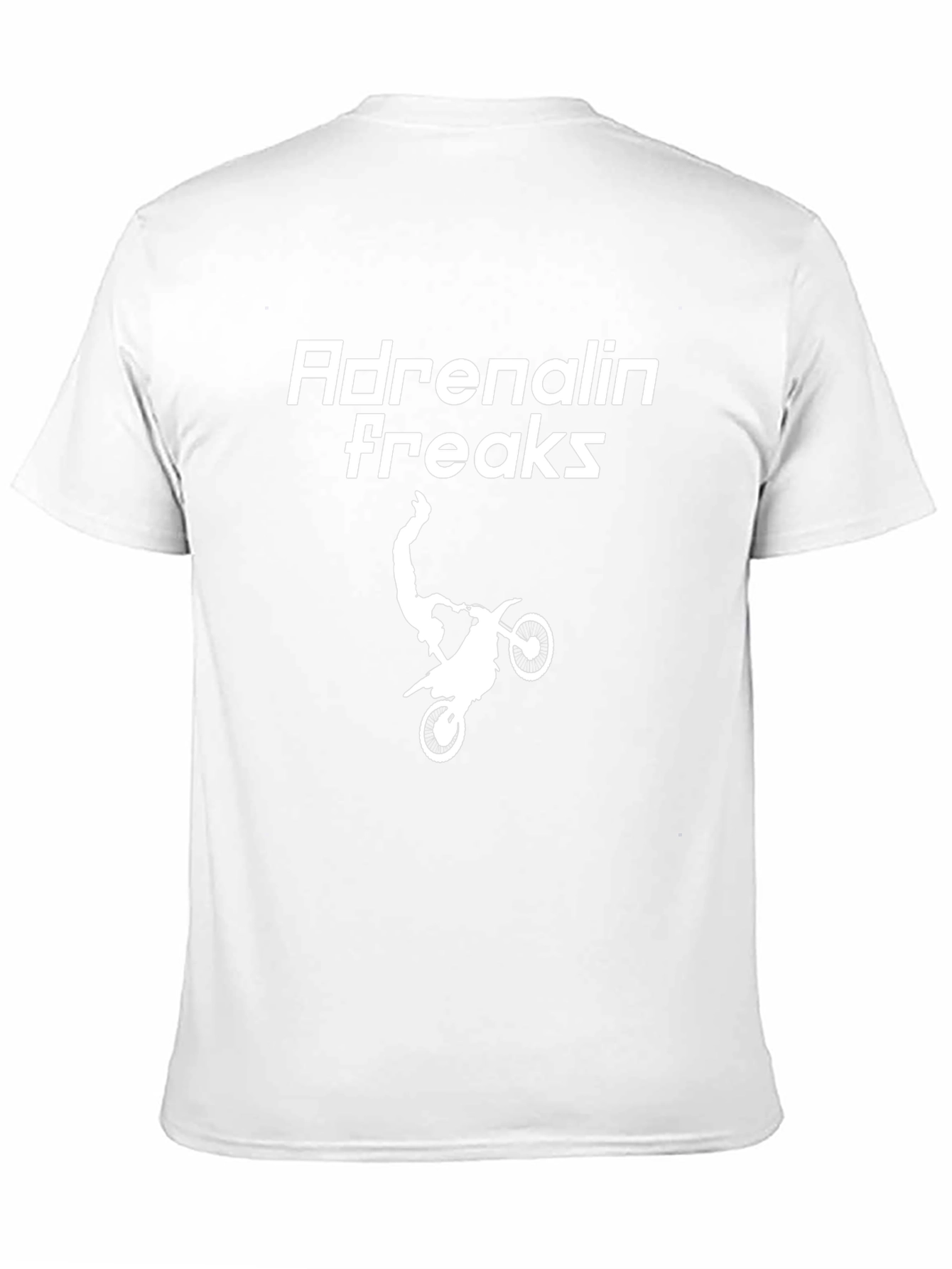 Adrenalin Freaks T-Shirt - Motocross Stunt Design