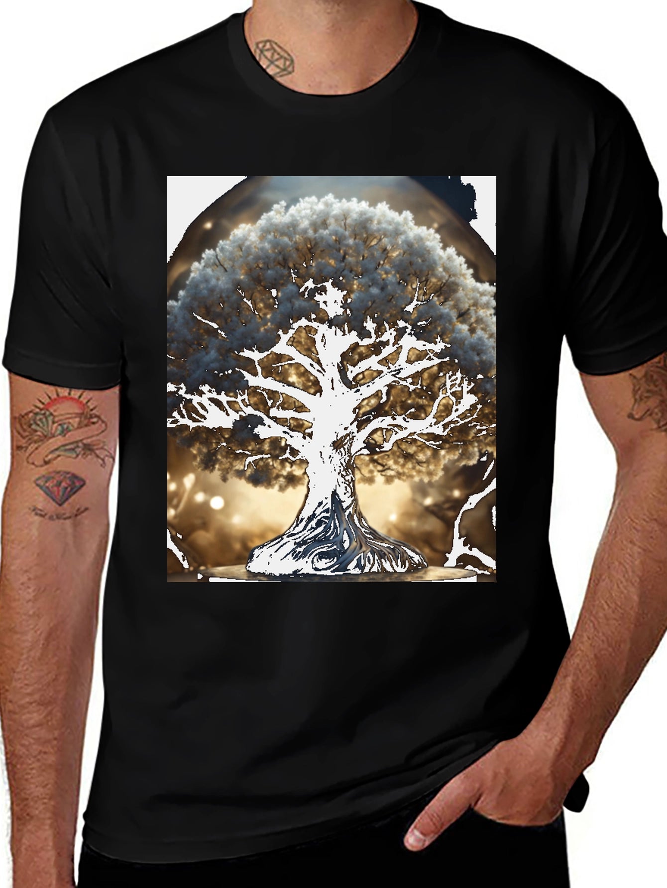Tree of Life Graphic Tee - Unique Nature Design