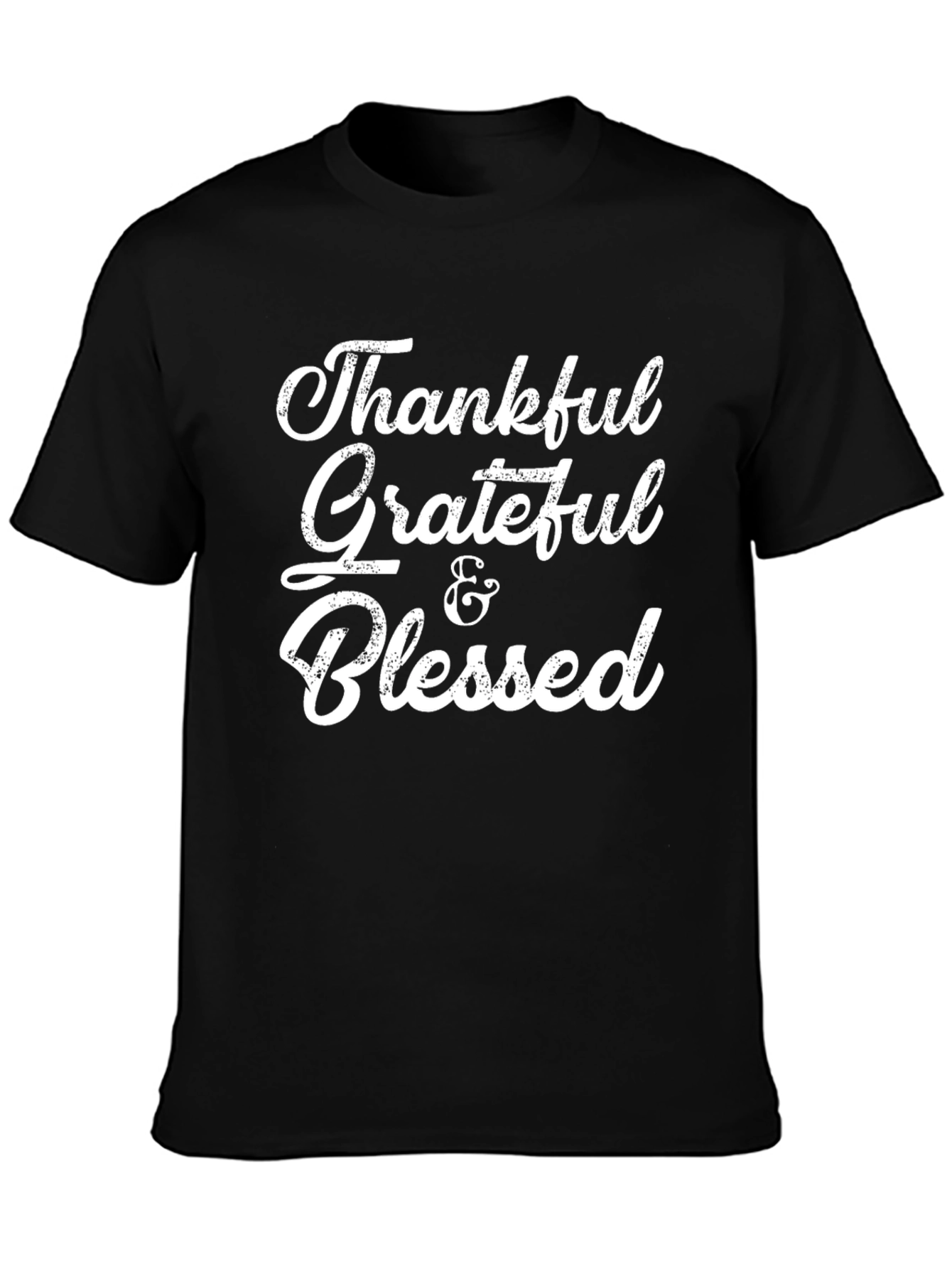 Thankful Grateful Blessed Graphic Tee