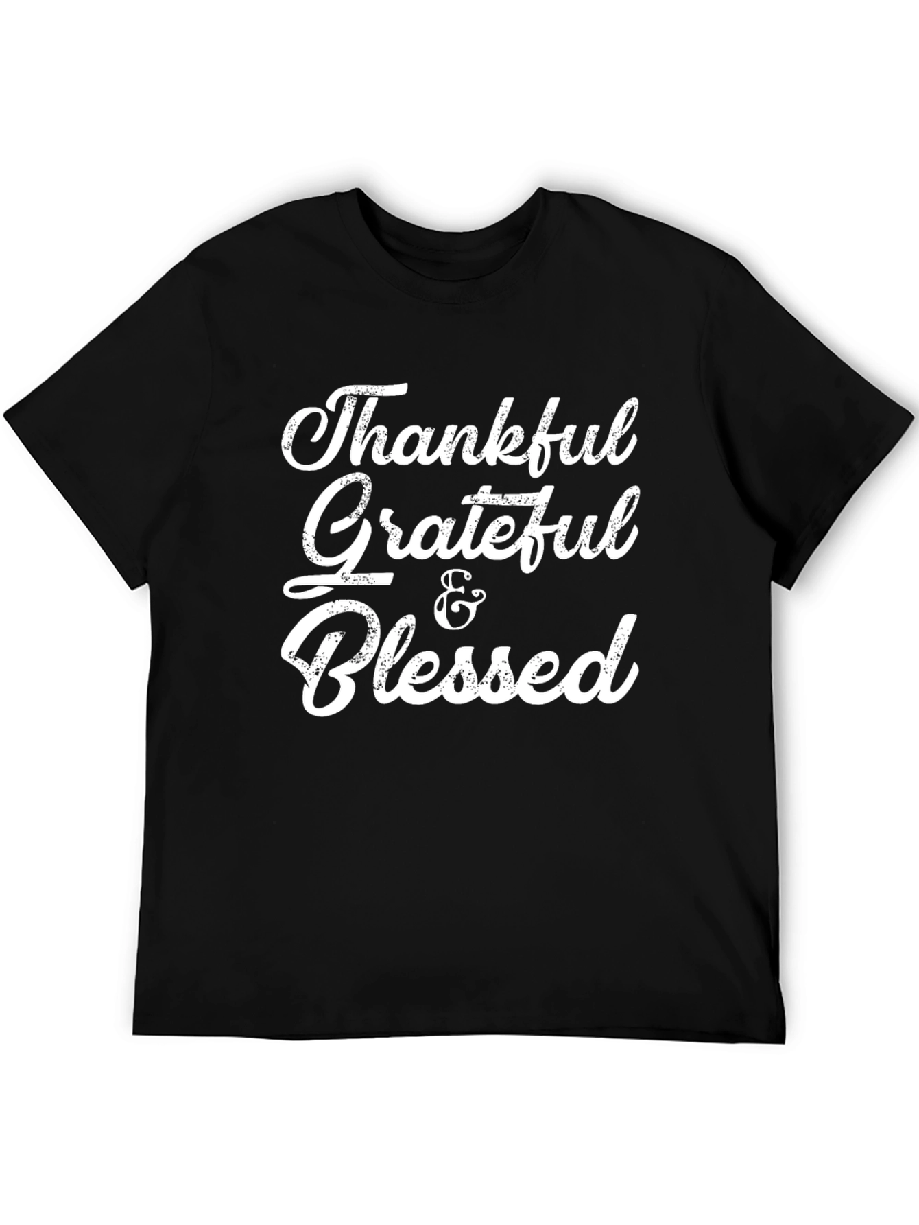 Thankful Grateful Blessed Graphic Tee